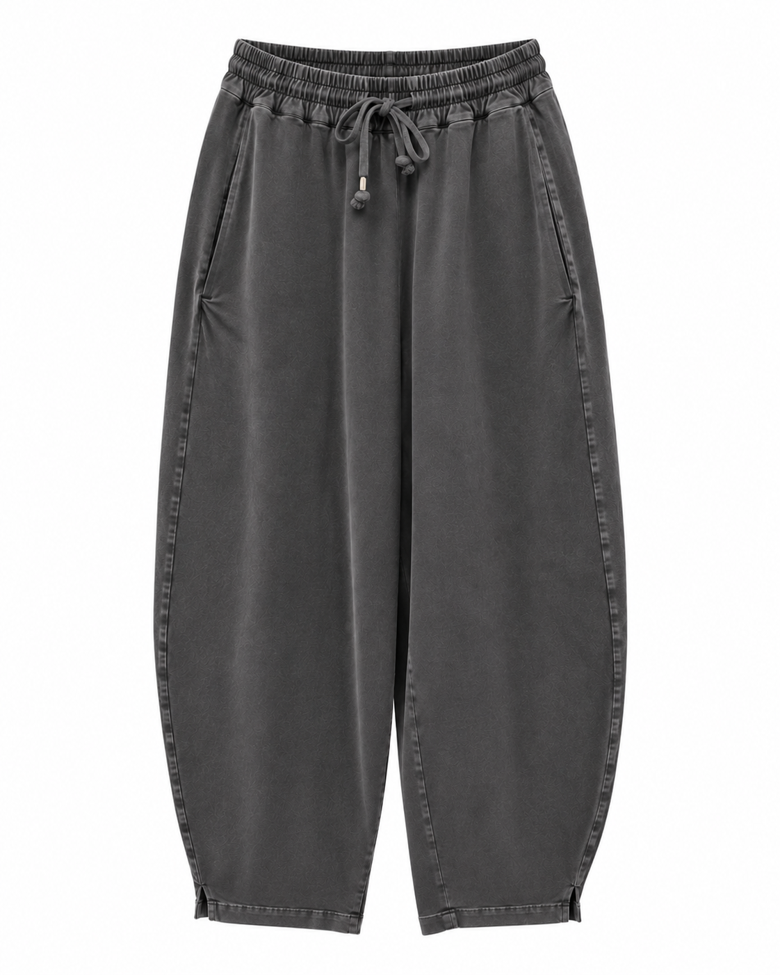Pantalone baggy effetto stone washed