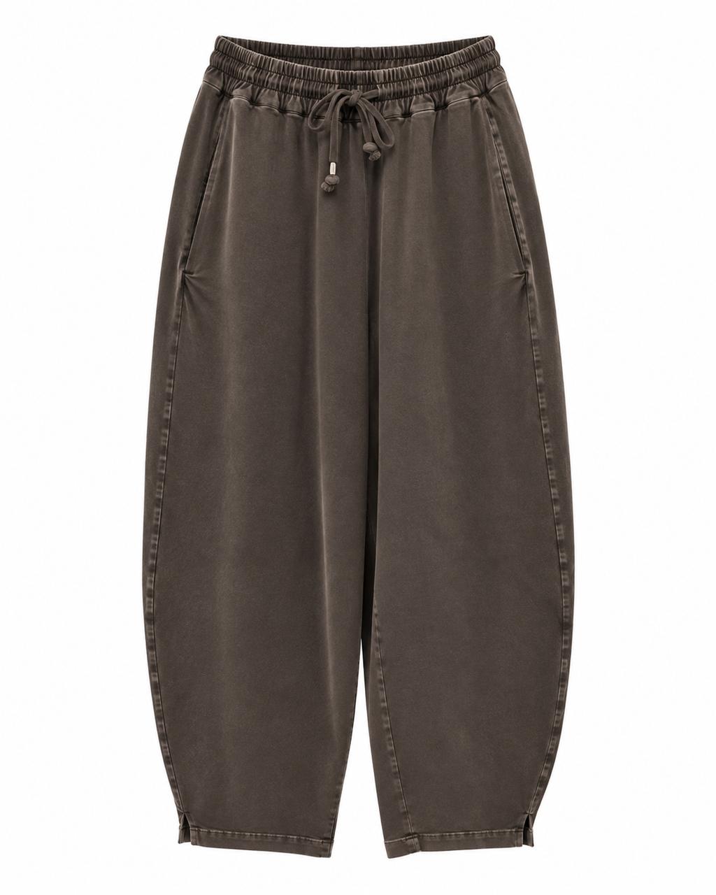 Pantalone baggy effetto stone washed
