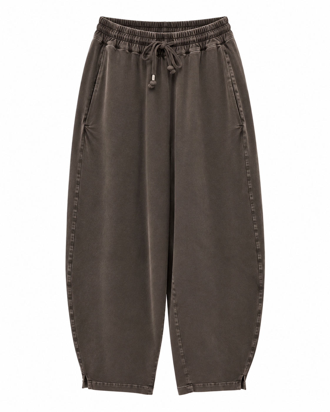 Pantalone baggy effetto stone washed