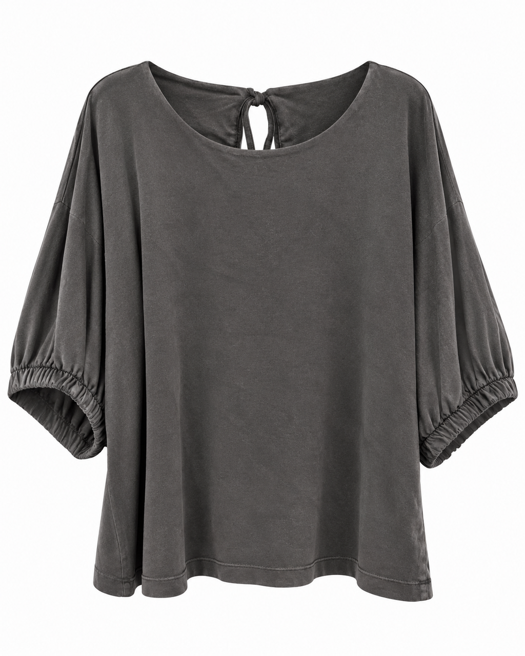 Felpa oversize effetto stone washed