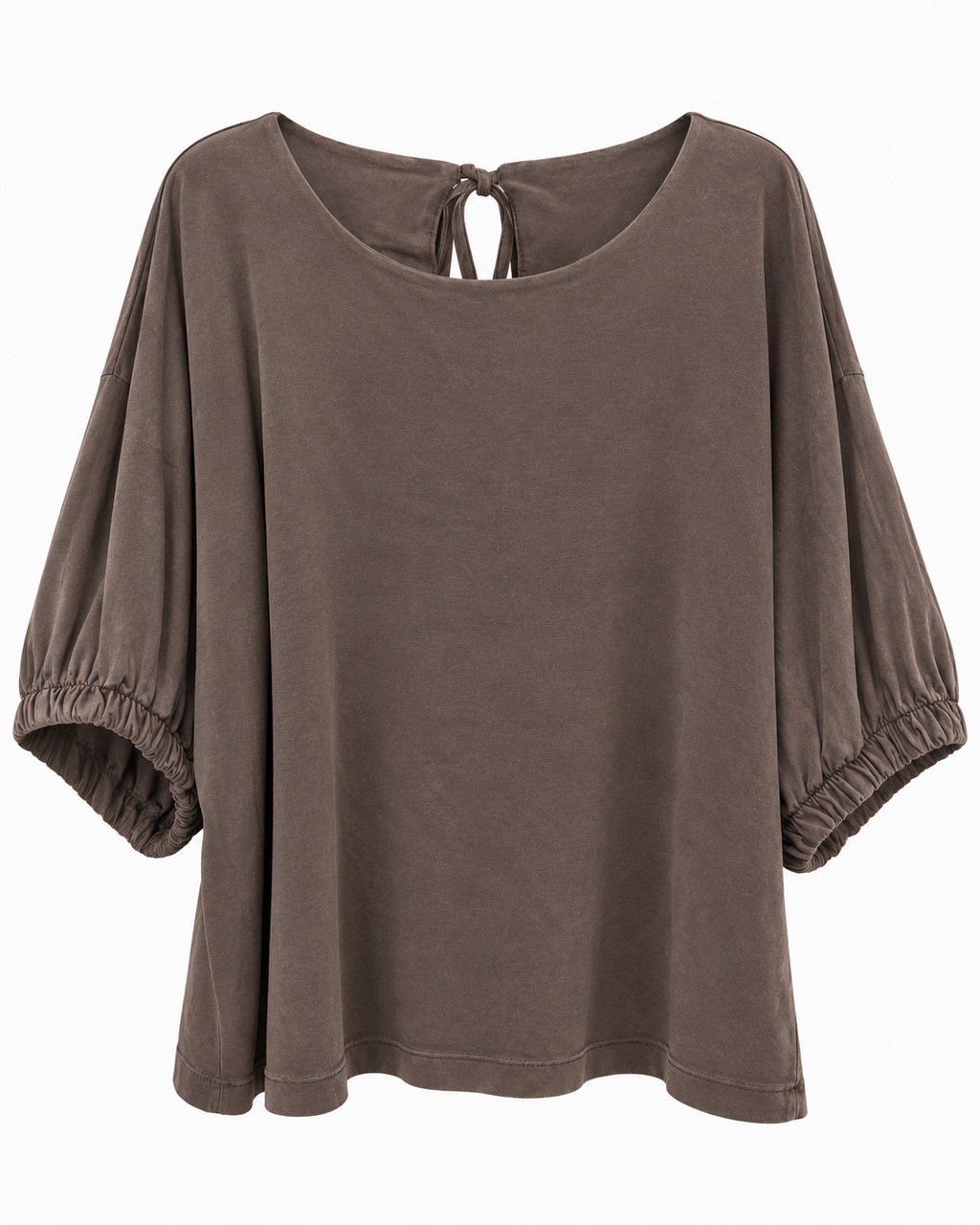 Felpa oversize effetto stone washed