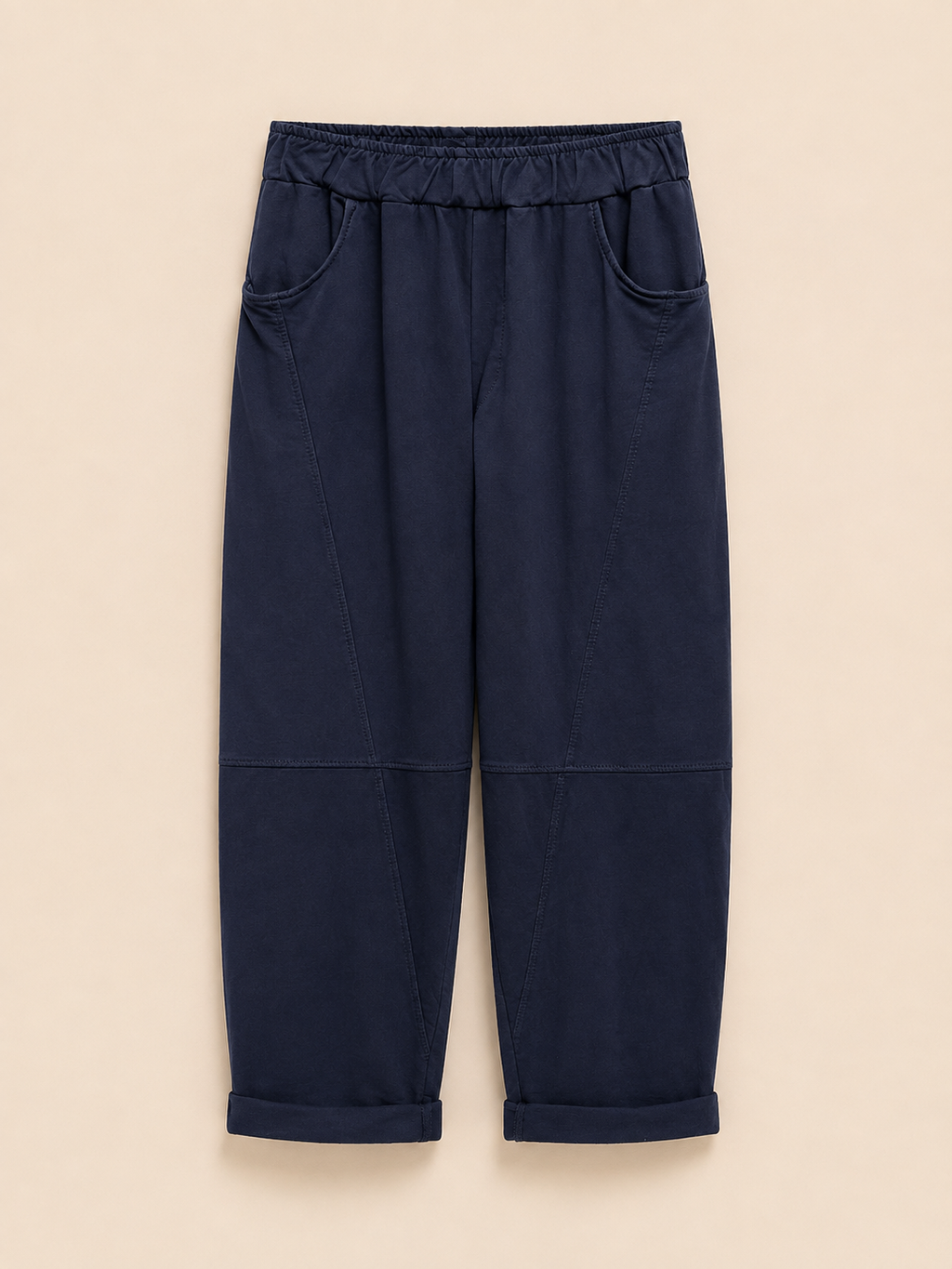 Pantalone morbido con elastico in vita