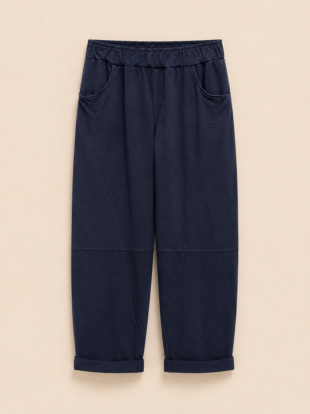 Pantalone morbido con elastico in vita
