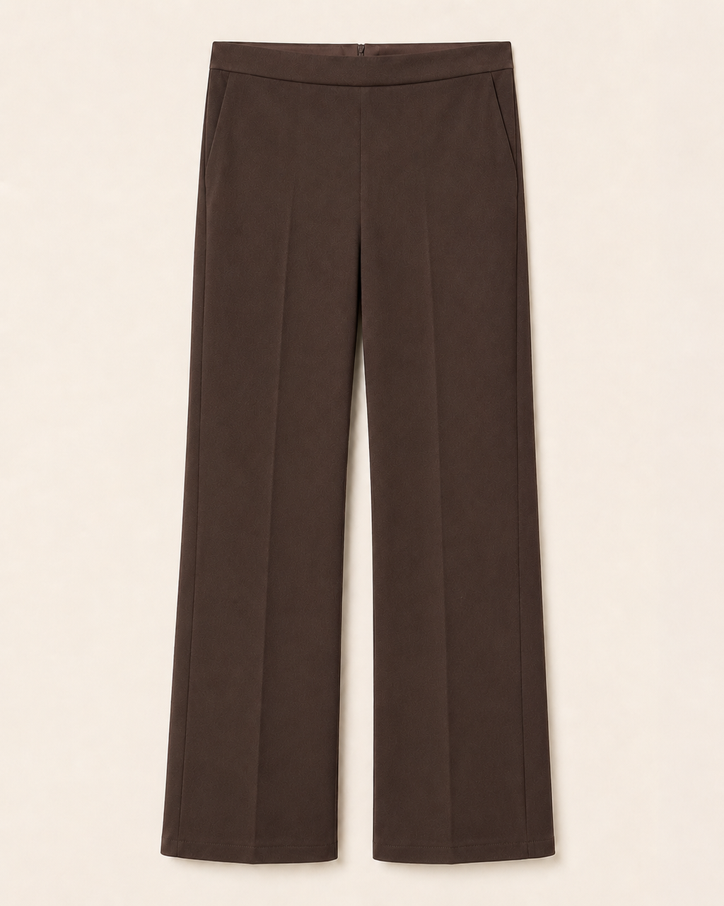 Pantalone con profilo in raso
