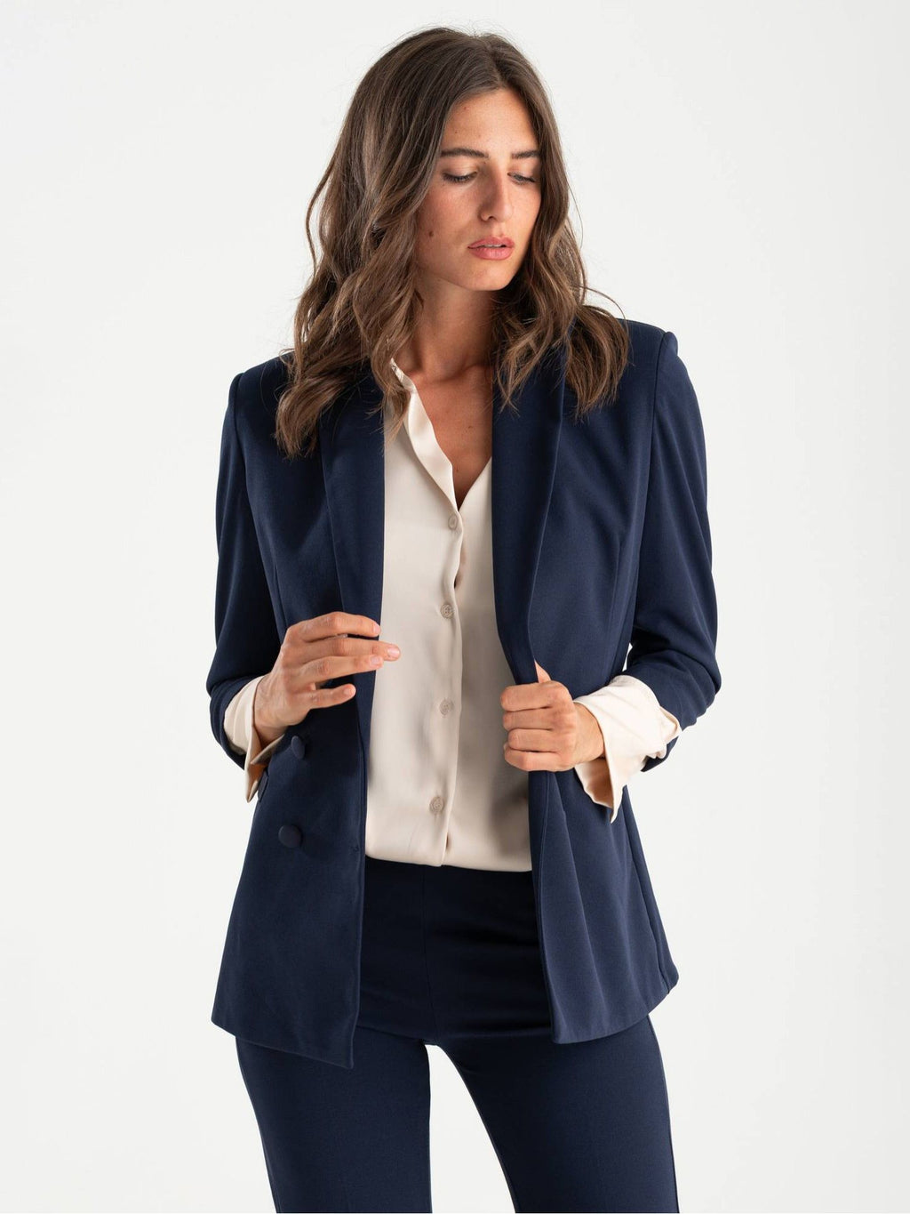 Giacca profili in raso