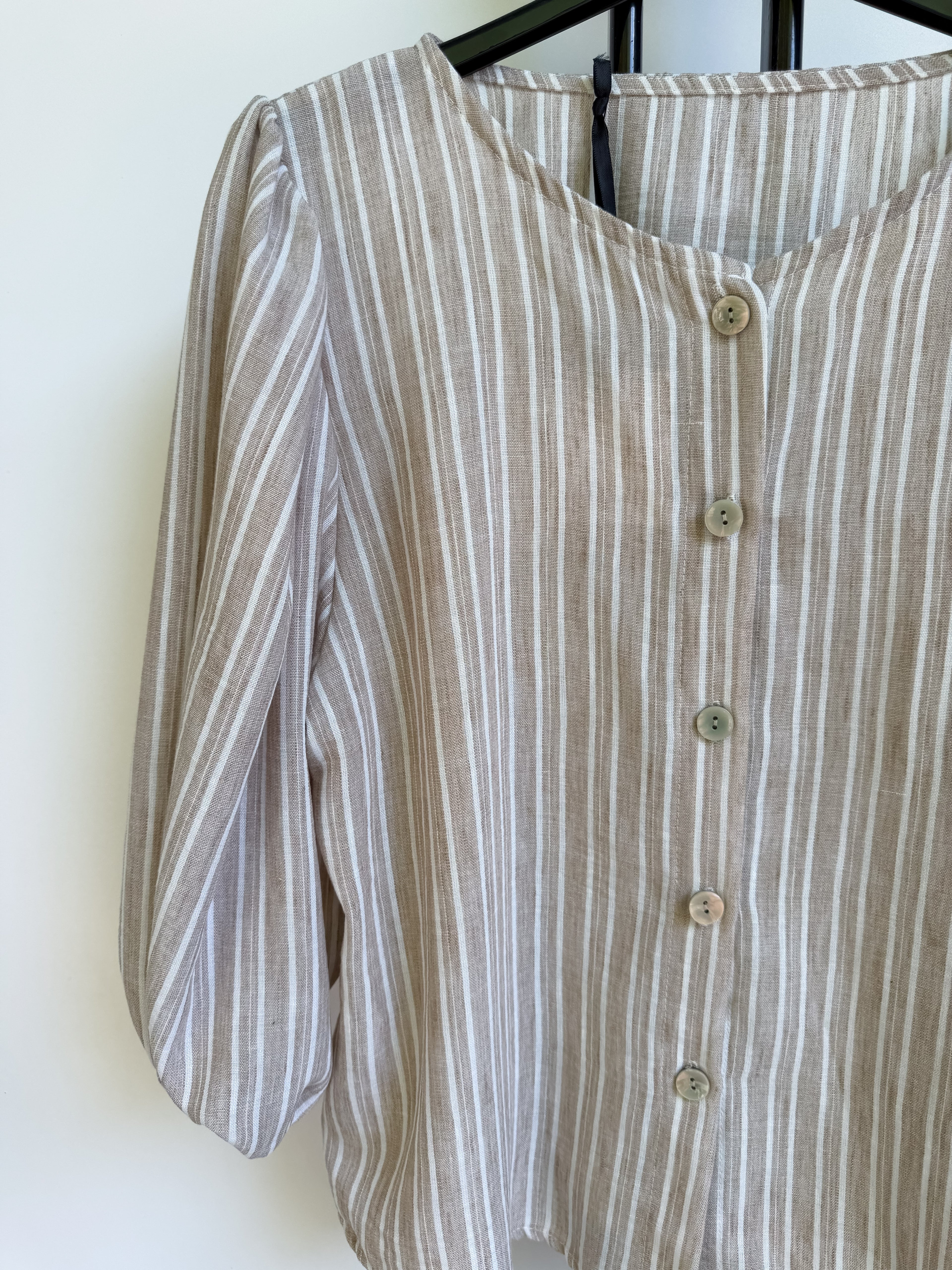 Camicia con manica a palloncino