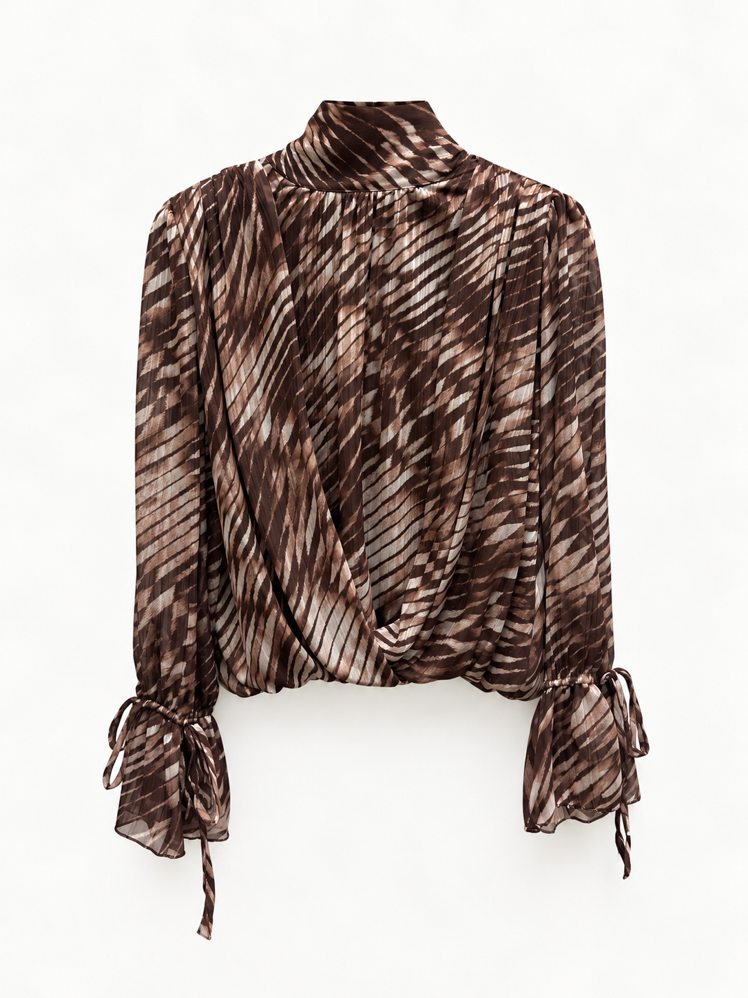 Blusa Donna Fantasia con Drappeggio