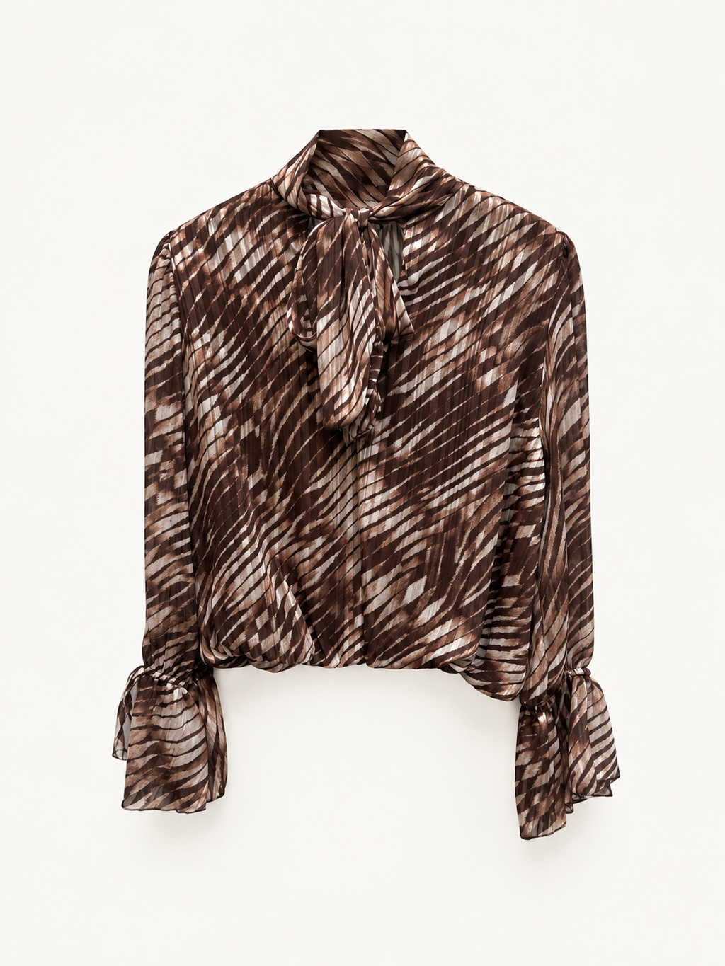 Blusa Donna Fantasia con Drappeggio