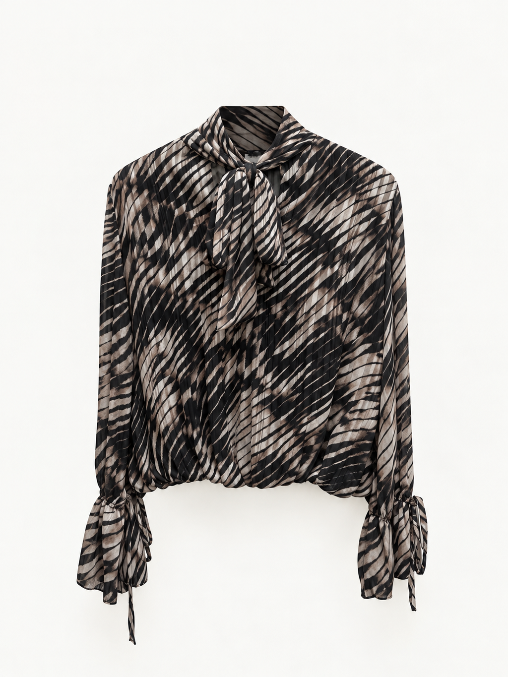 Blusa Donna Fantasia con Drappeggio