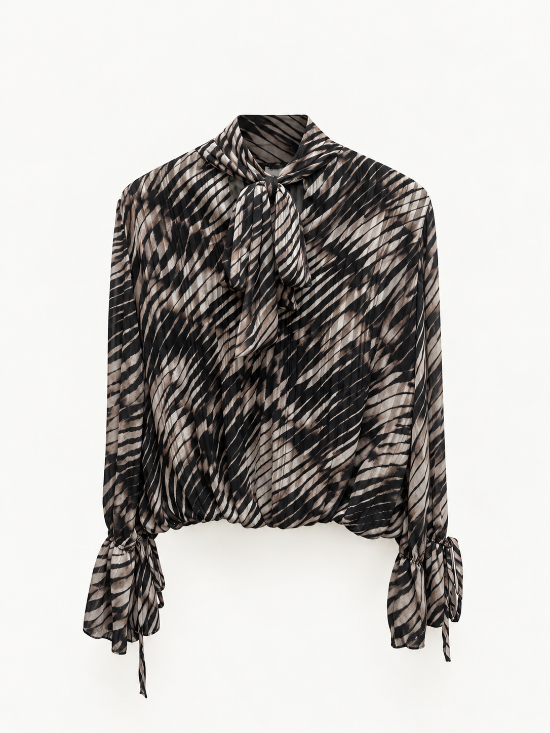 Blusa Donna Fantasia con Drappeggio
