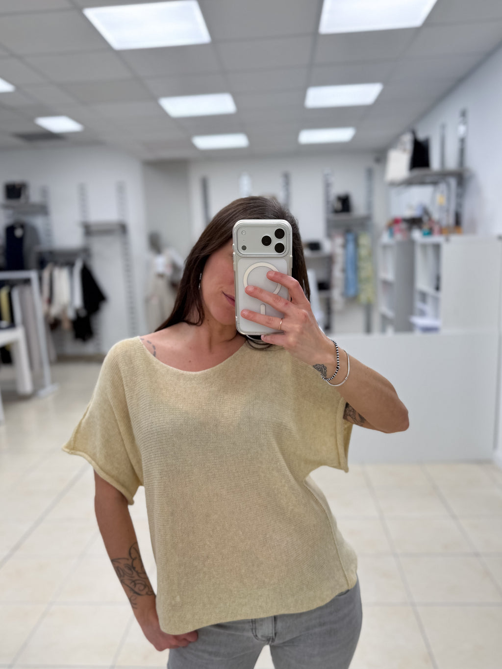 T-shirt in filato
