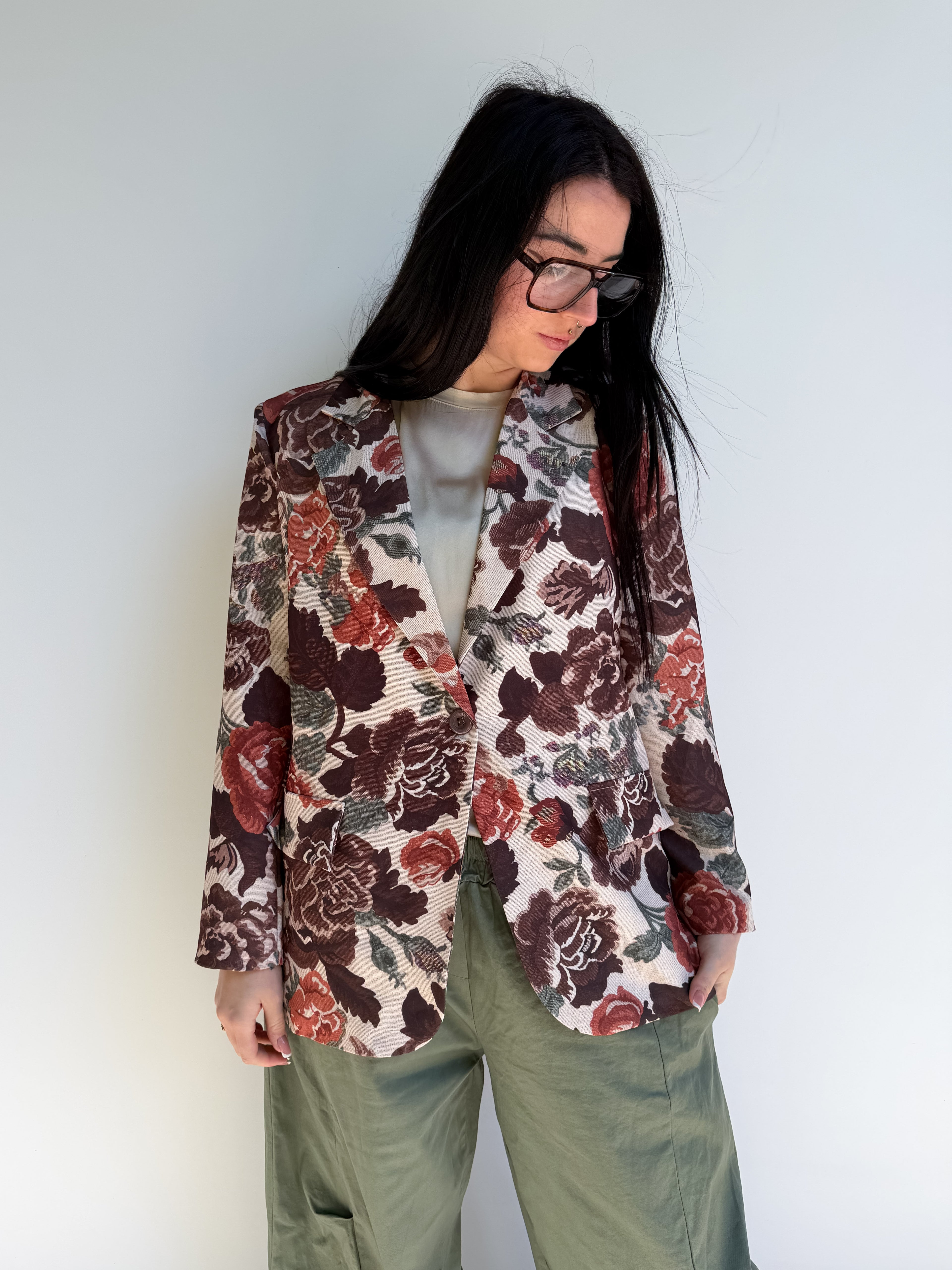 Blazer fantasia floreale