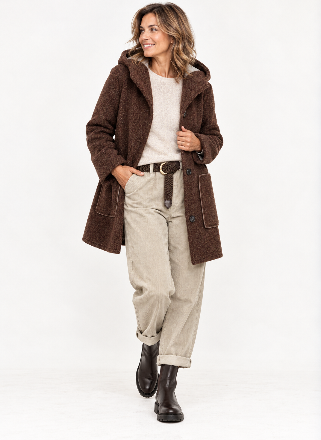 Cappotto Donna con Cappuccio