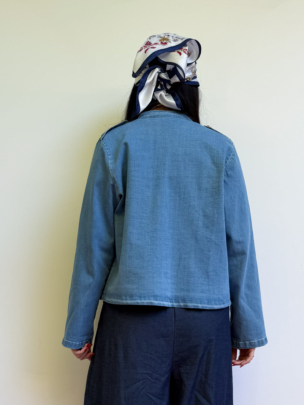 Giacca Napoleone in jeans