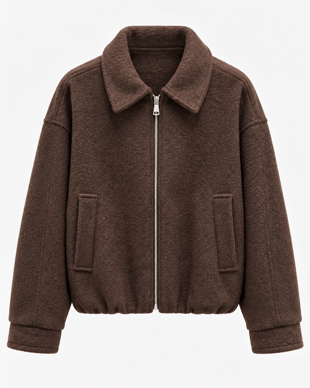 Giubbino donna corto con zip