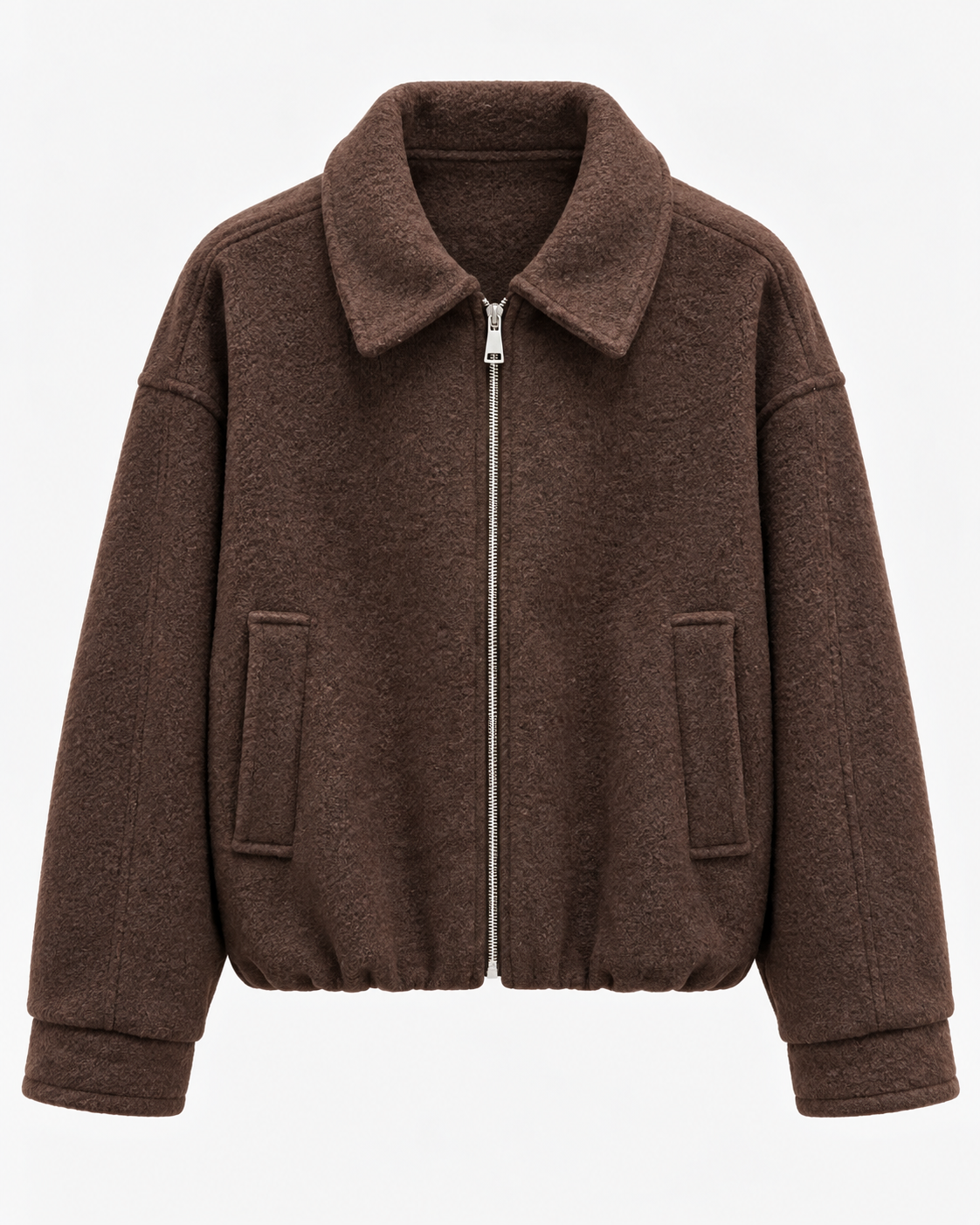 Giubbino donna corto con zip