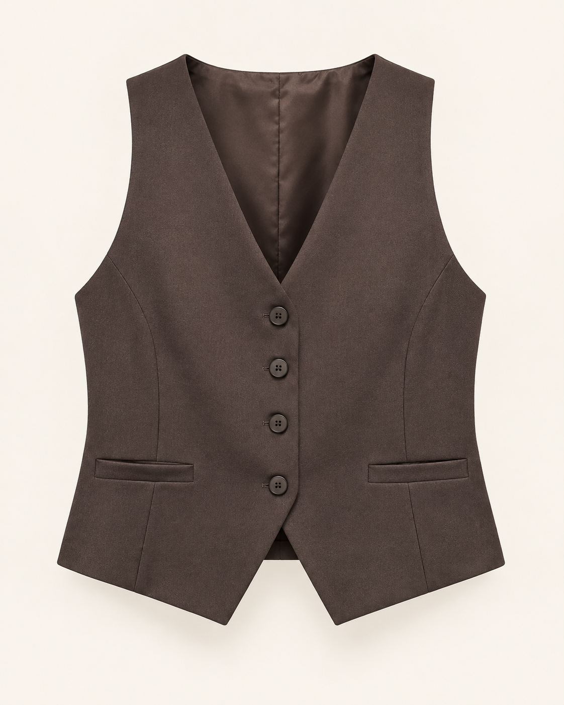 Gilet sartoriale con bottoni