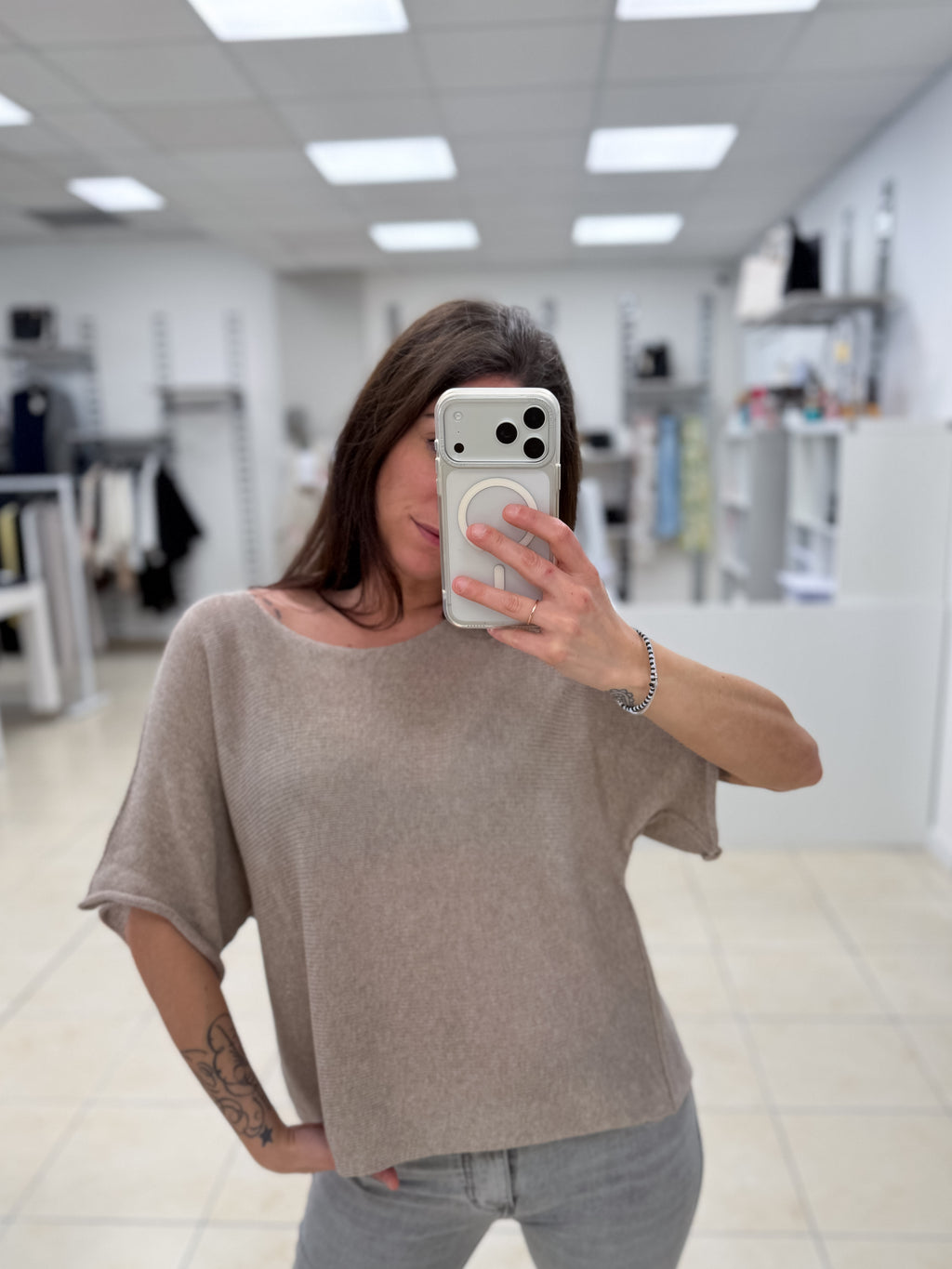 T-shirt in filato