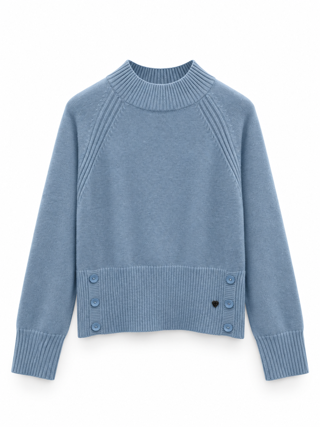 Maglia Donna con Bottoni Decorativi