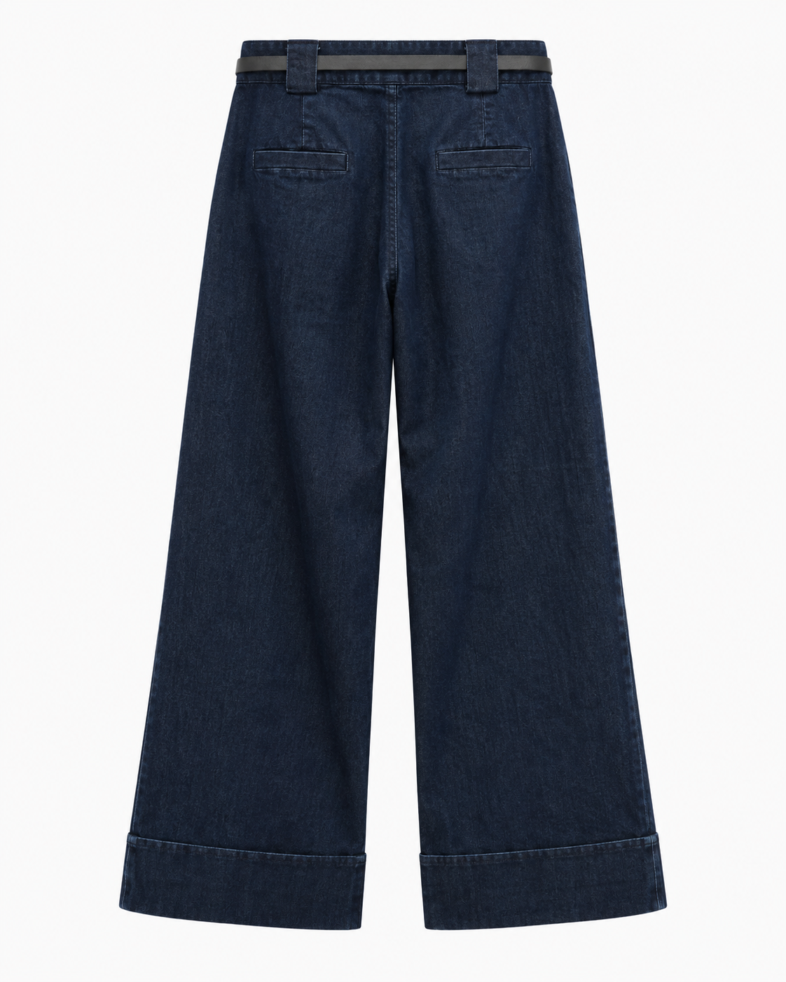 Jeans donna wide leg con cintura