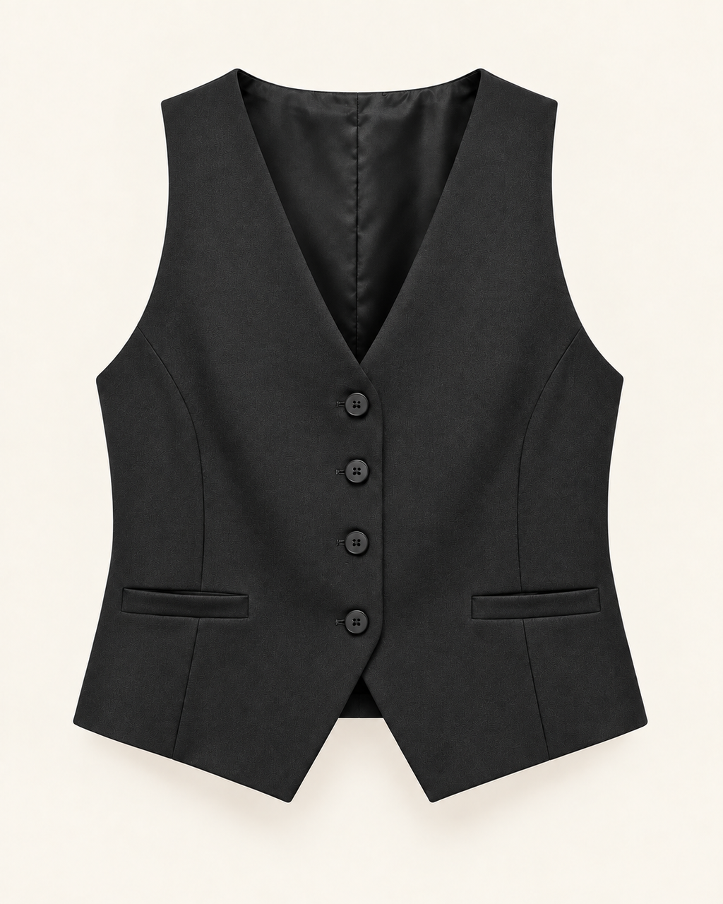 Gilet sartoriale con bottoni