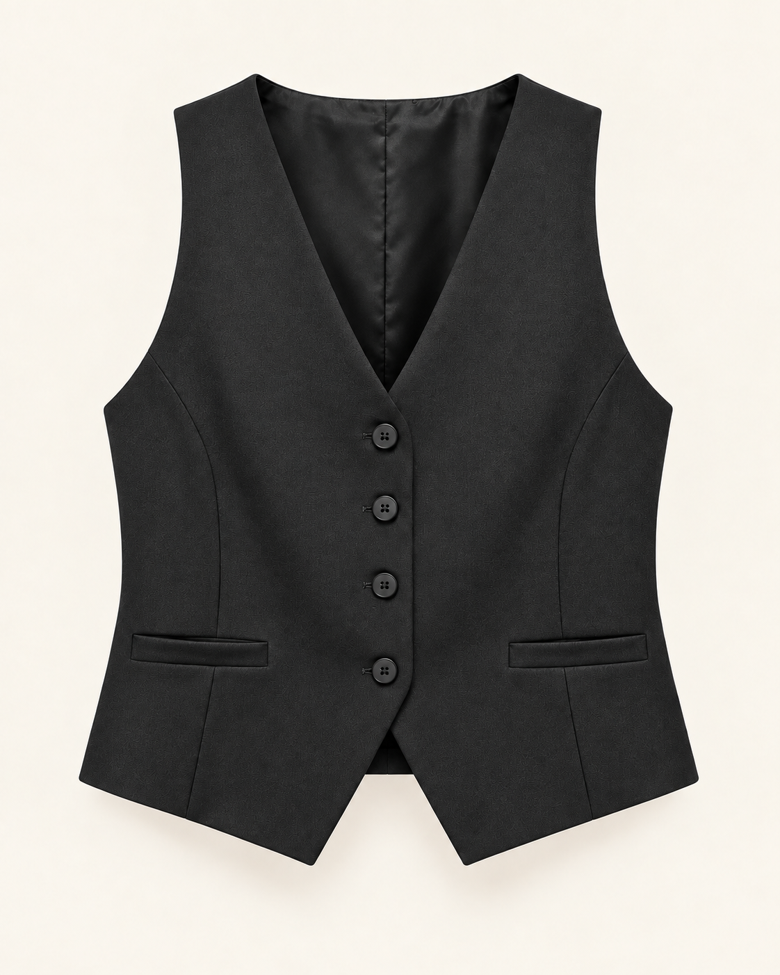 Gilet sartoriale con bottoni
