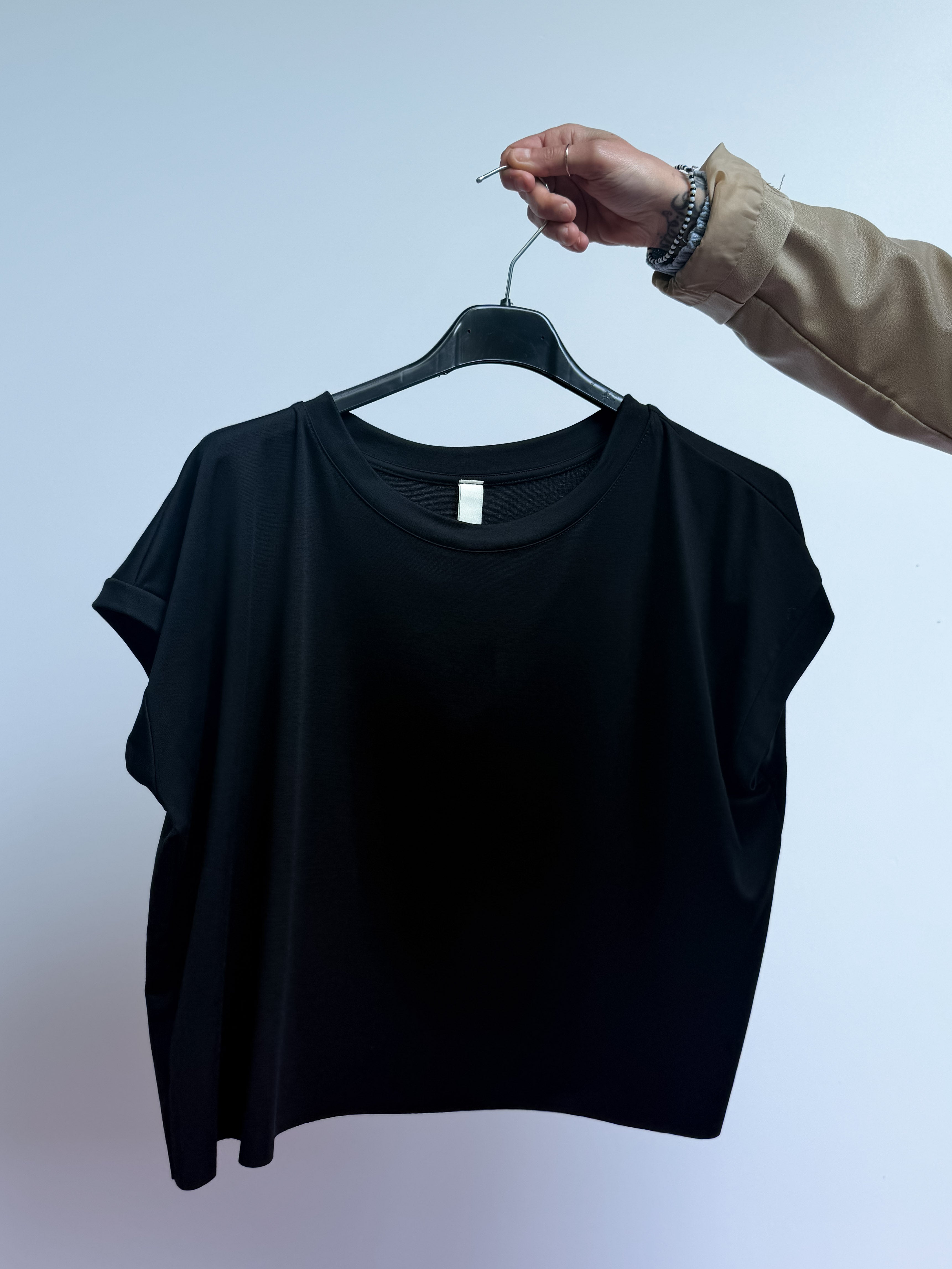 T-shirt basic misto viscosa