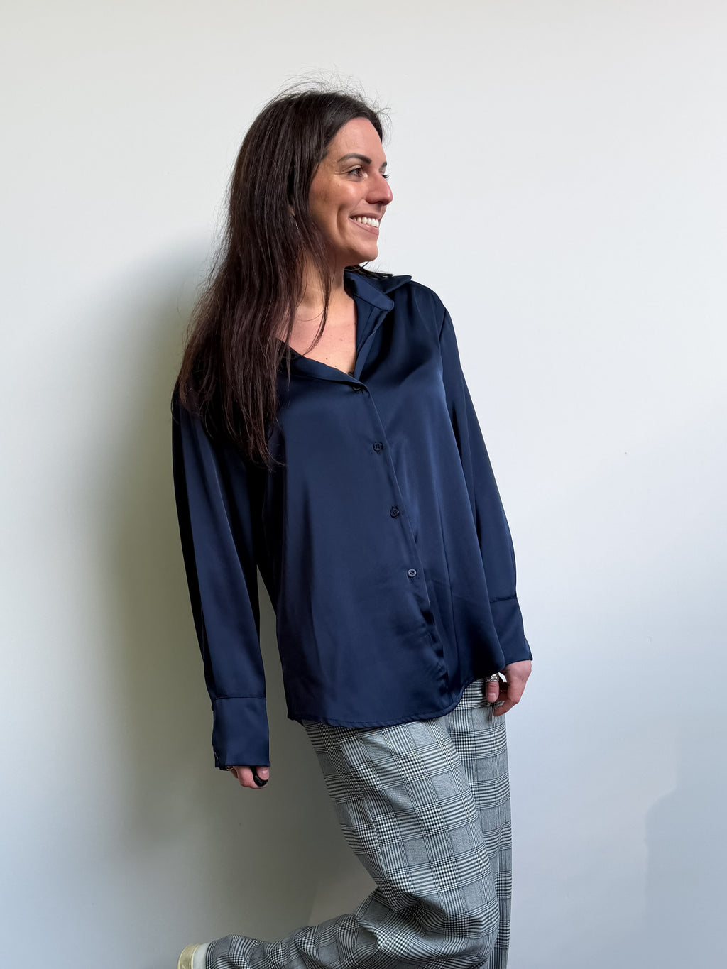Camicia in satin