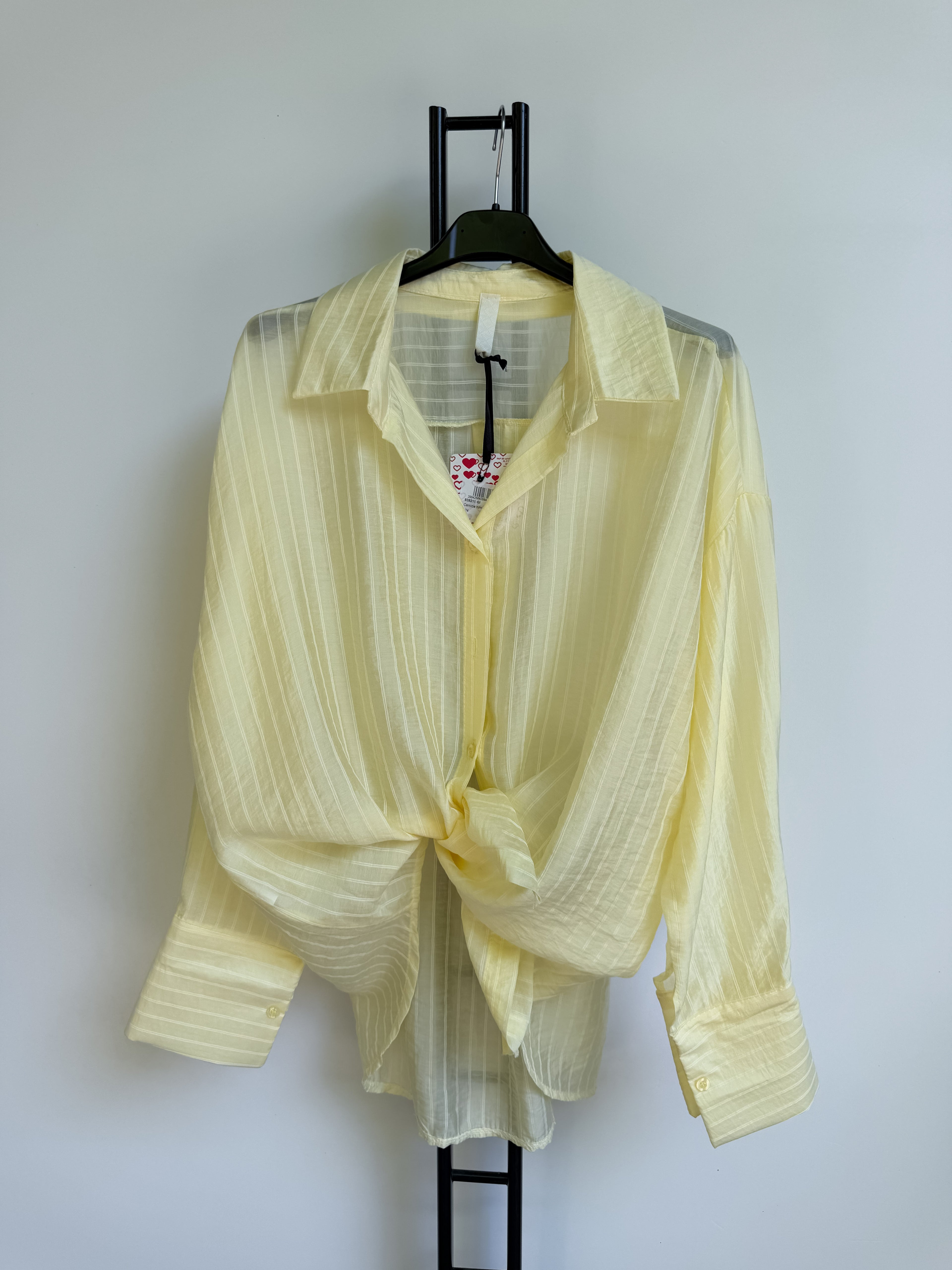 Camicia velata oversize