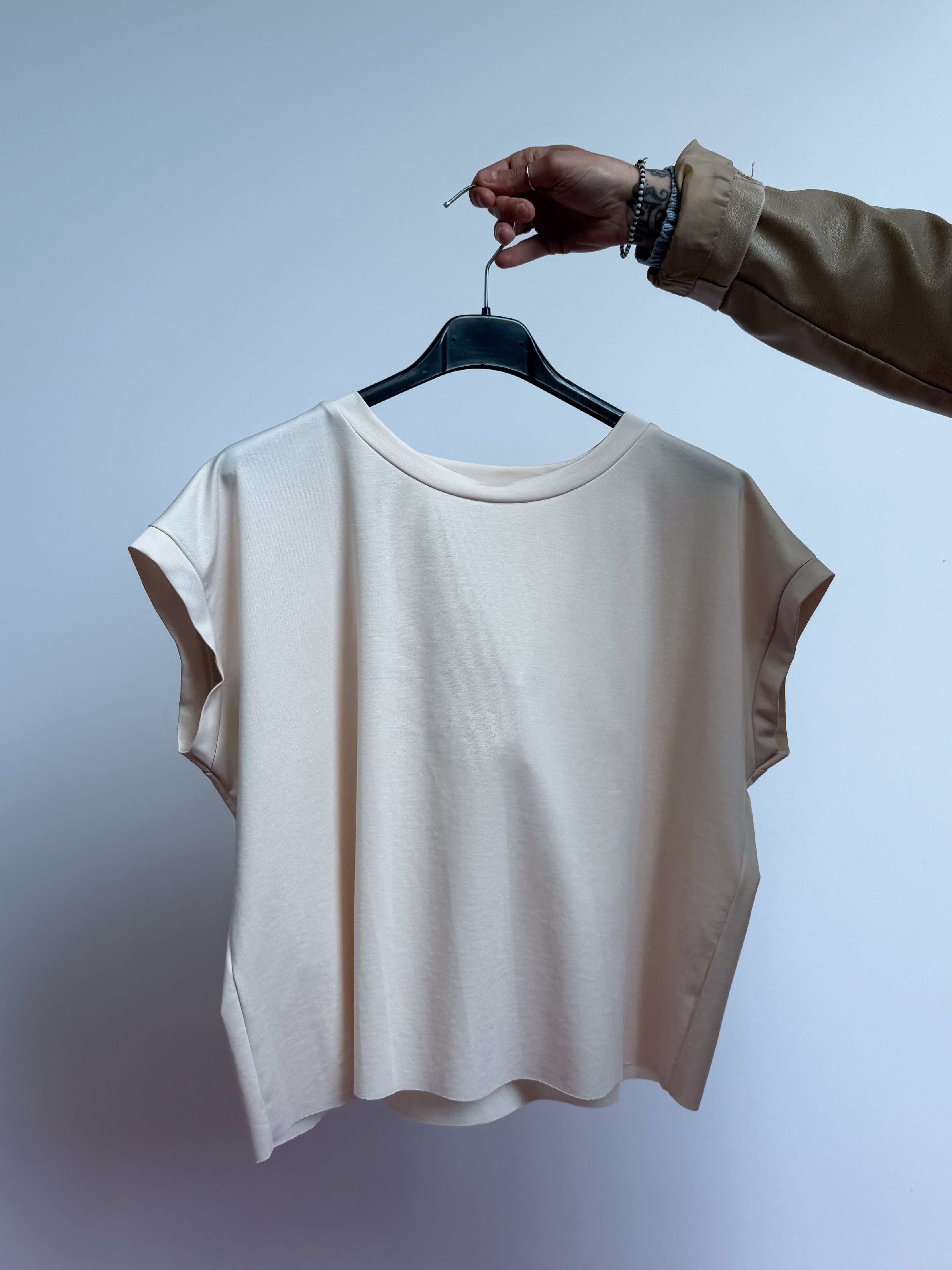 T-shirt basic misto viscosa