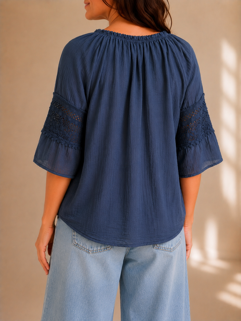 Blusa in cotone leggero
