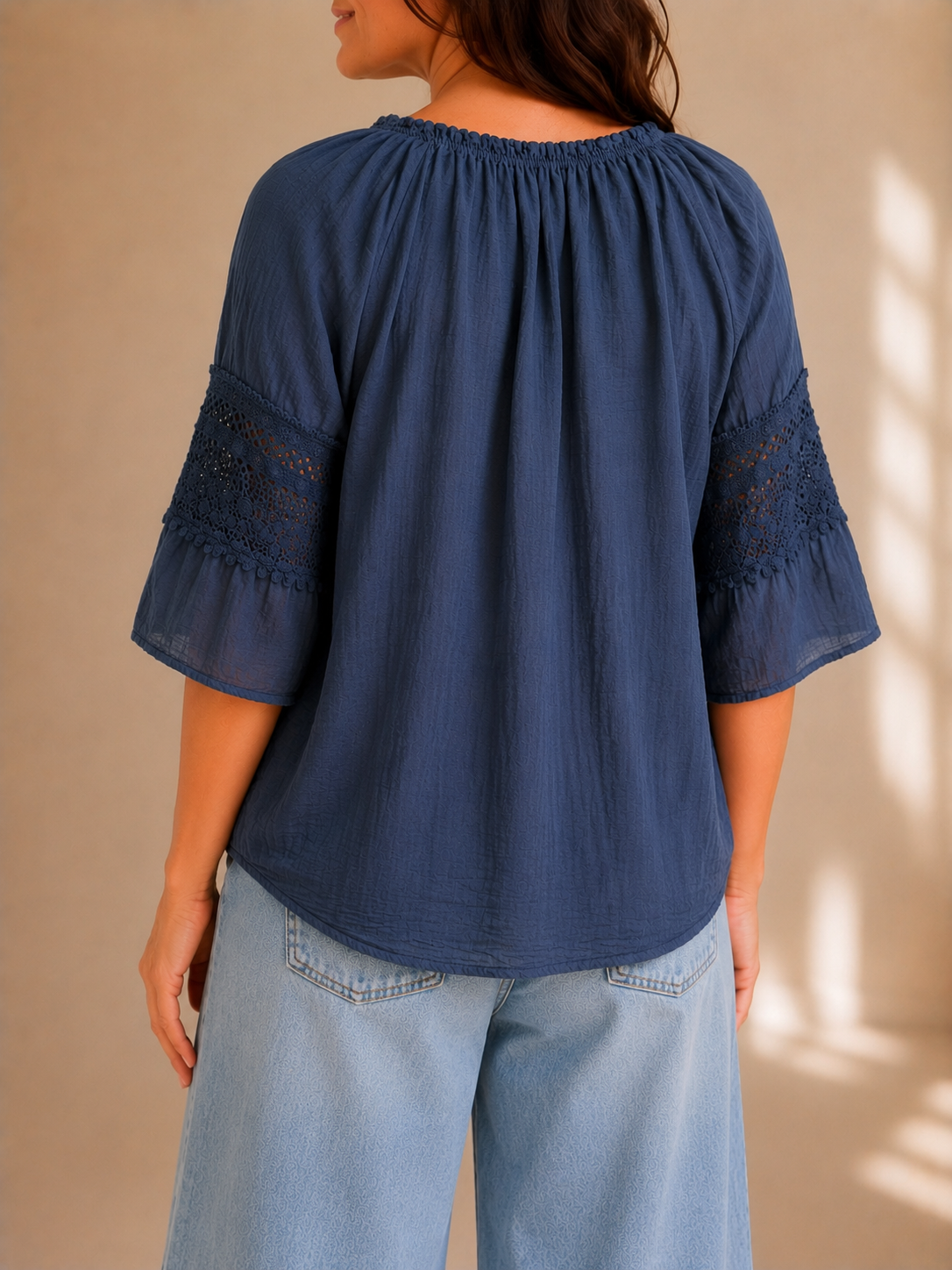 Blusa in cotone leggero