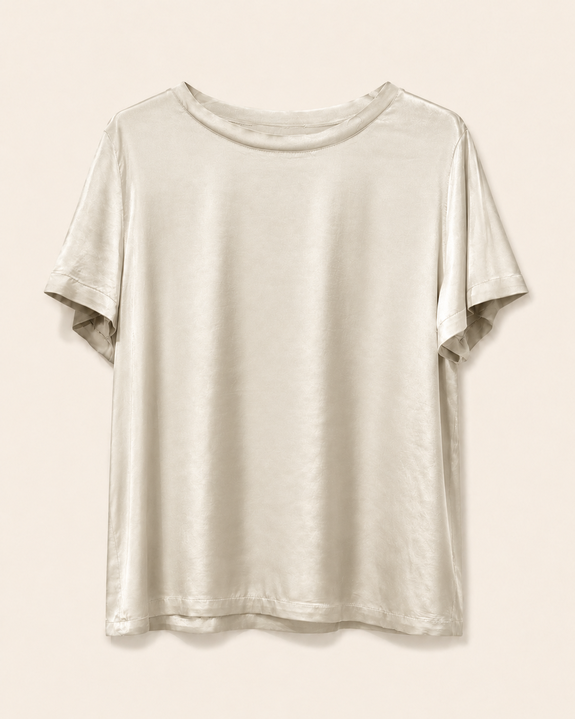 T-shirt in satin elasticizzata