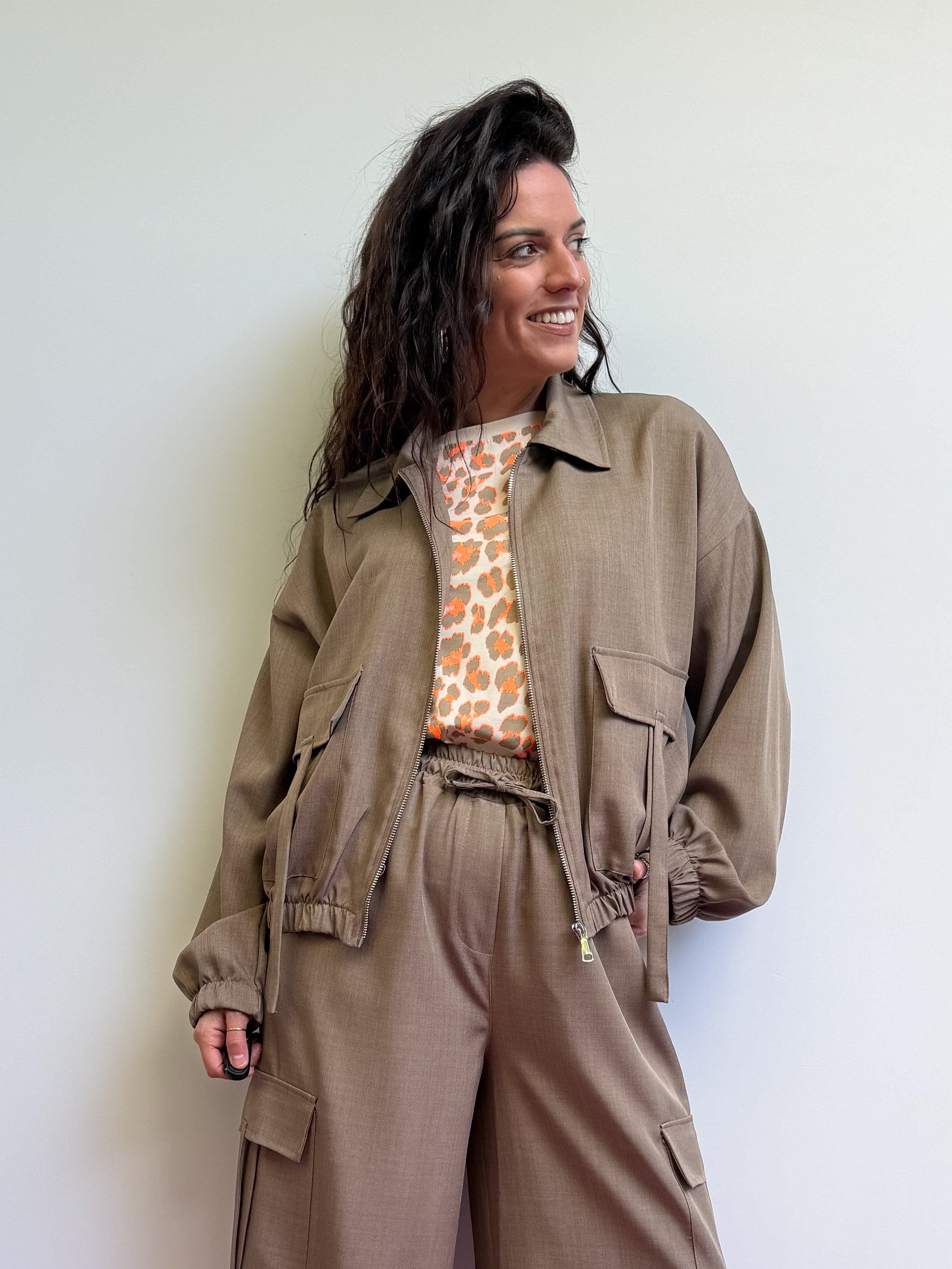 T-shirt maculata fluo