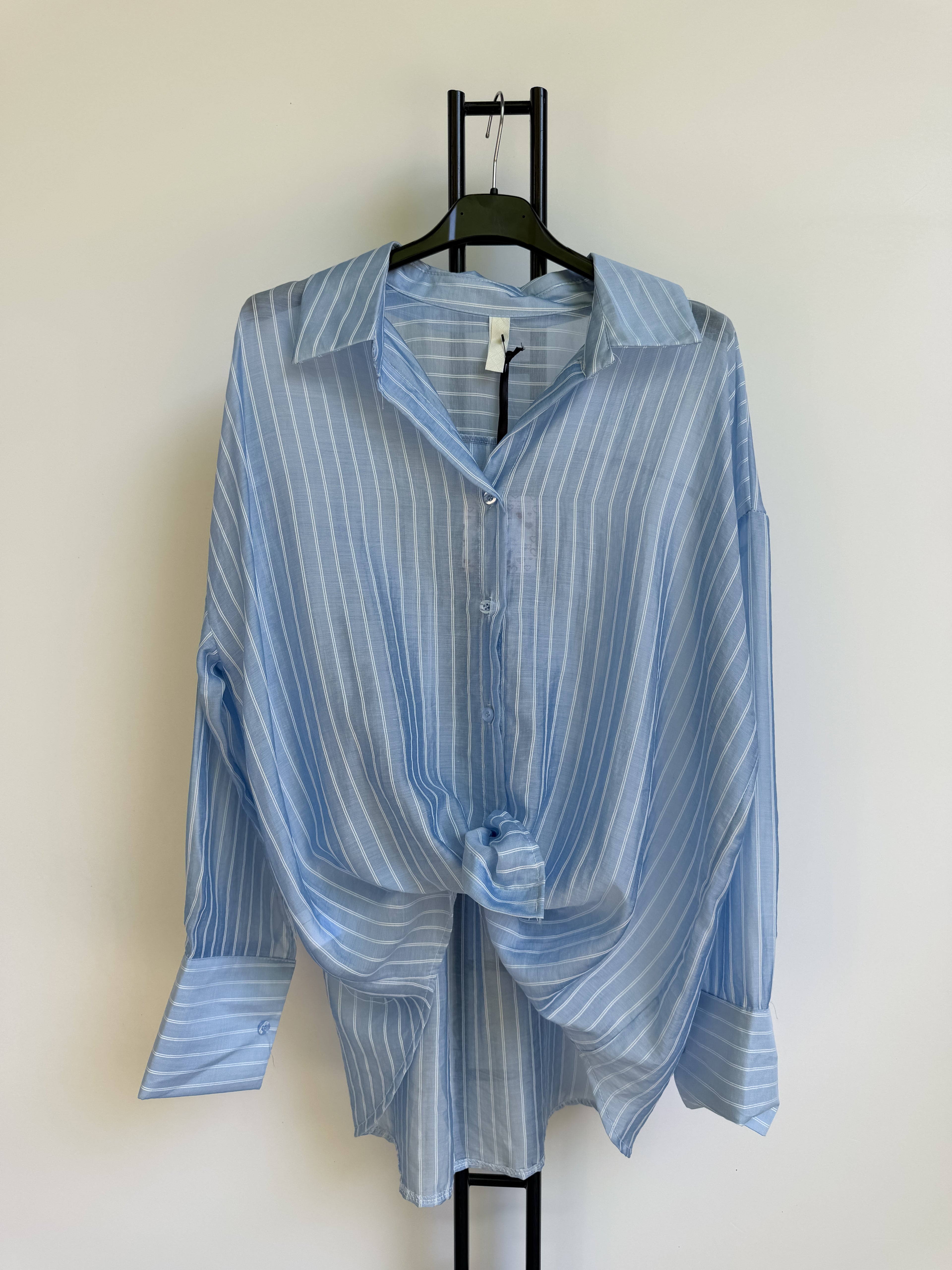 Camicia velata oversize