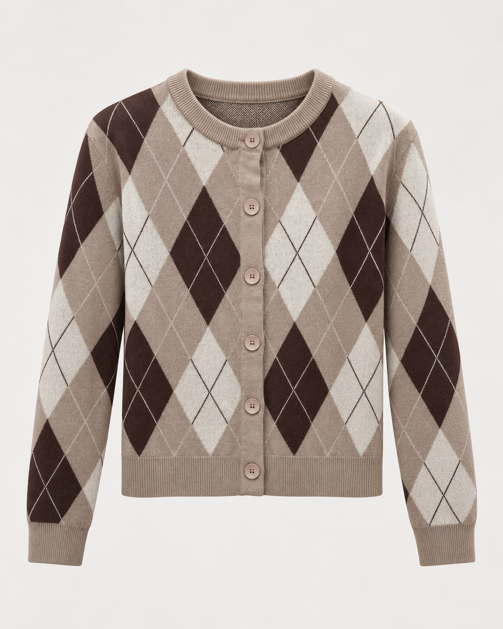 Cardigan donna fantasia rombi