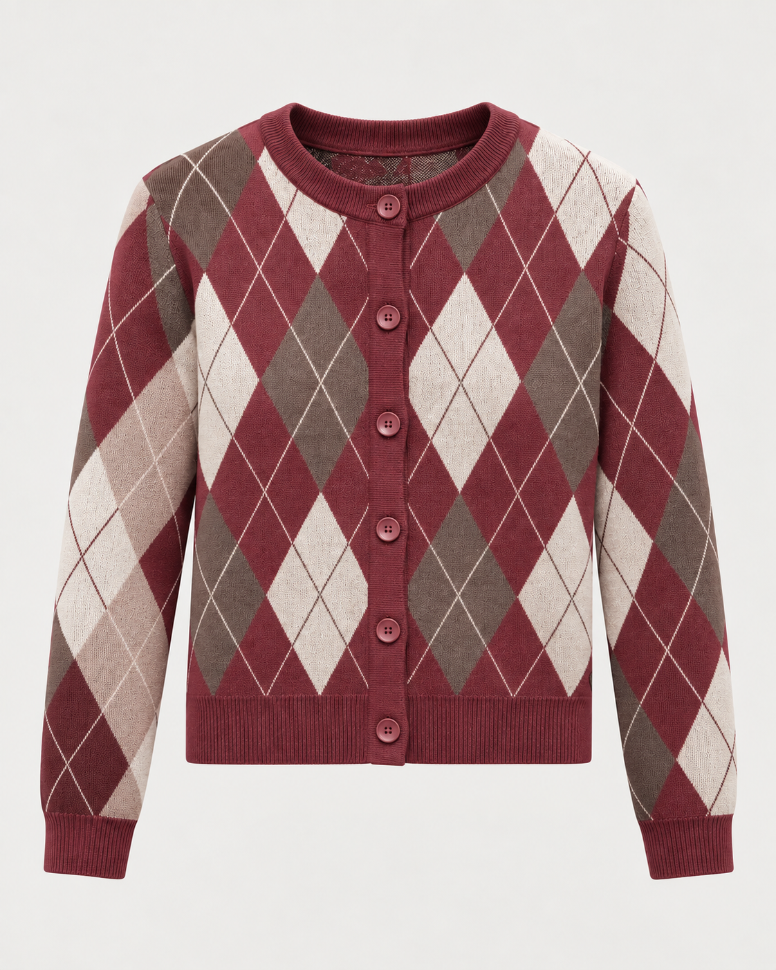 Cardigan donna fantasia rombi