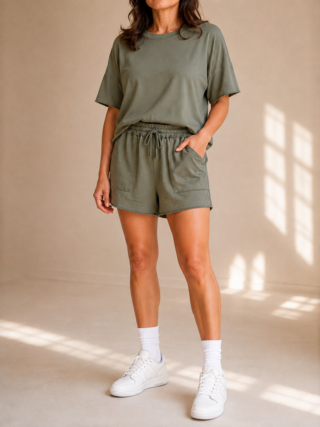 Pantaloncino sportivo in cotone