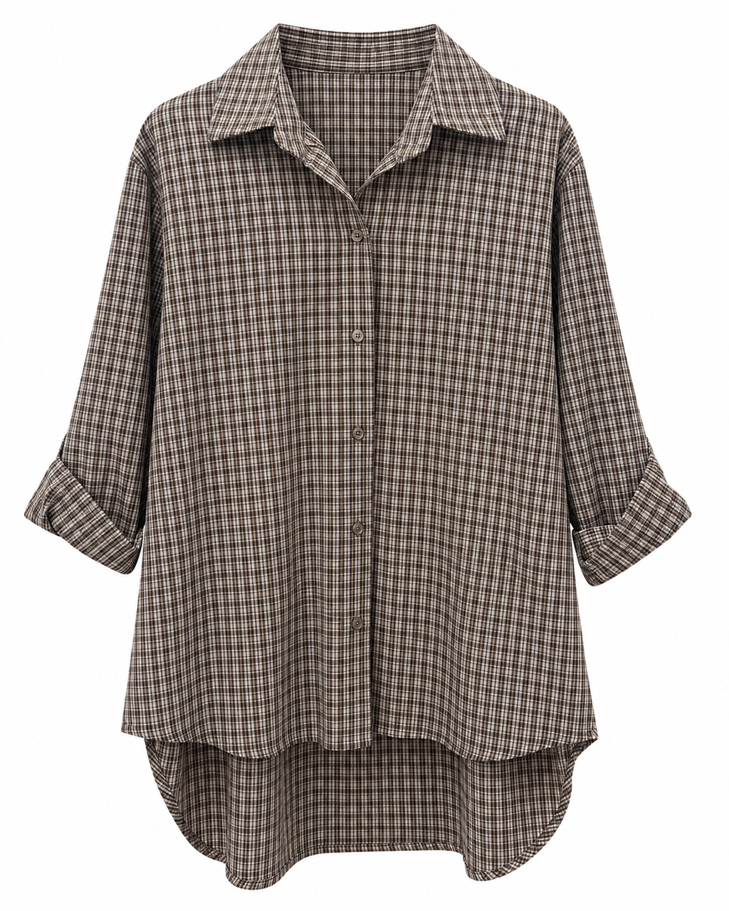 Camicia Over a quadri