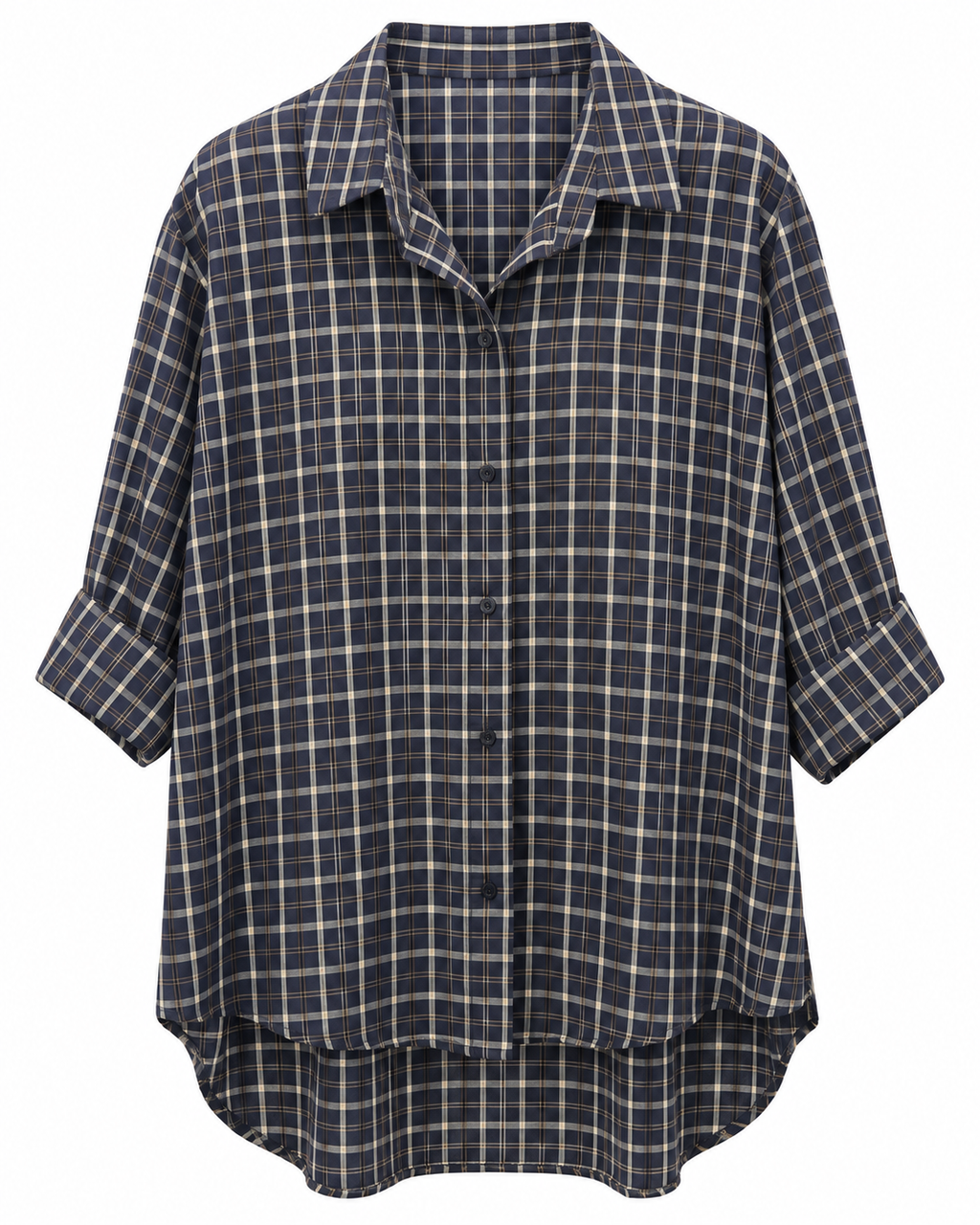 Camicia Over a quadri