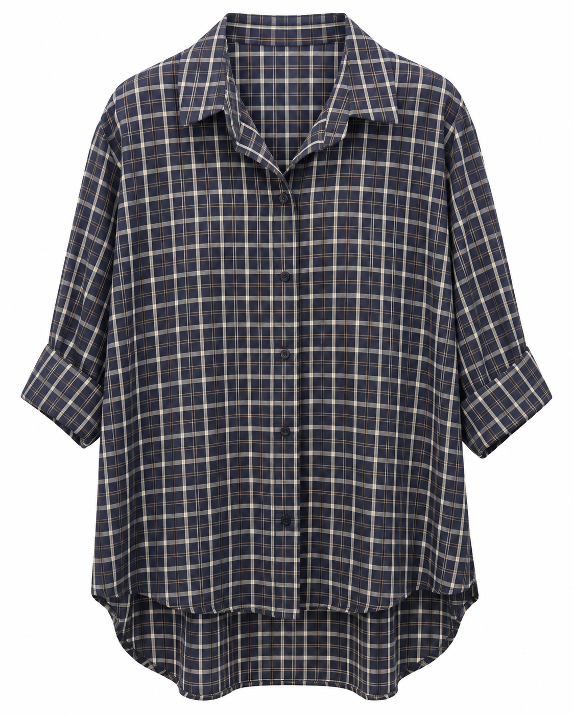Camicia Over a quadri