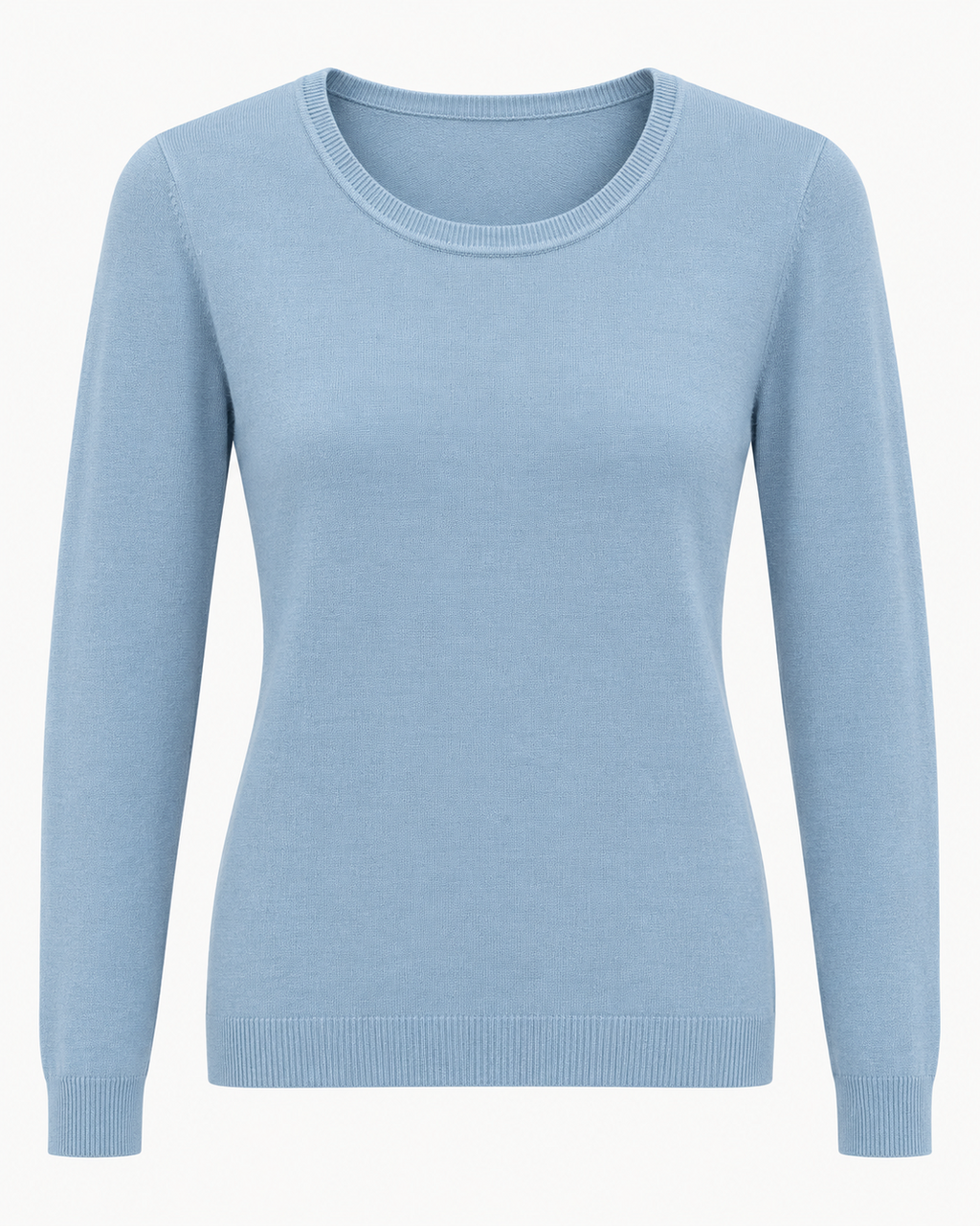 Maglia basic girocollo vestibilità morbida