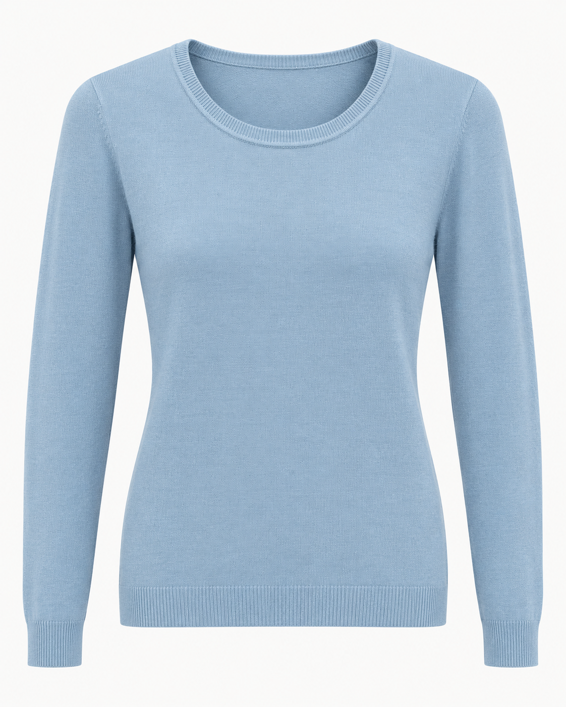 Maglia basic girocollo vestibilità morbida