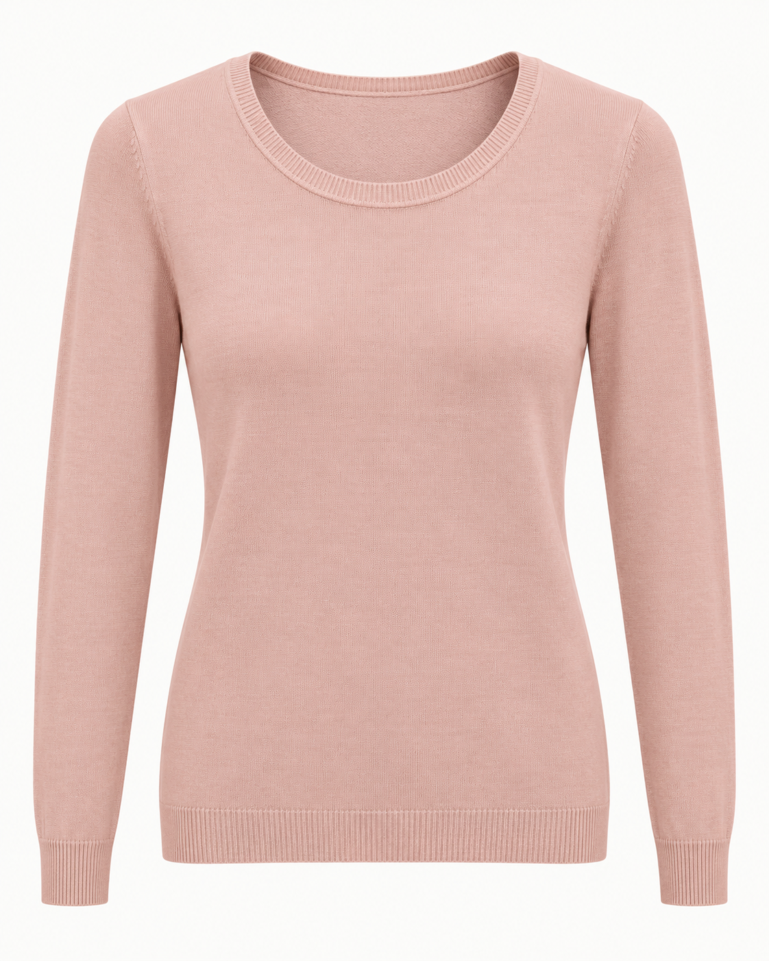 Maglia basic girocollo vestibilità morbida