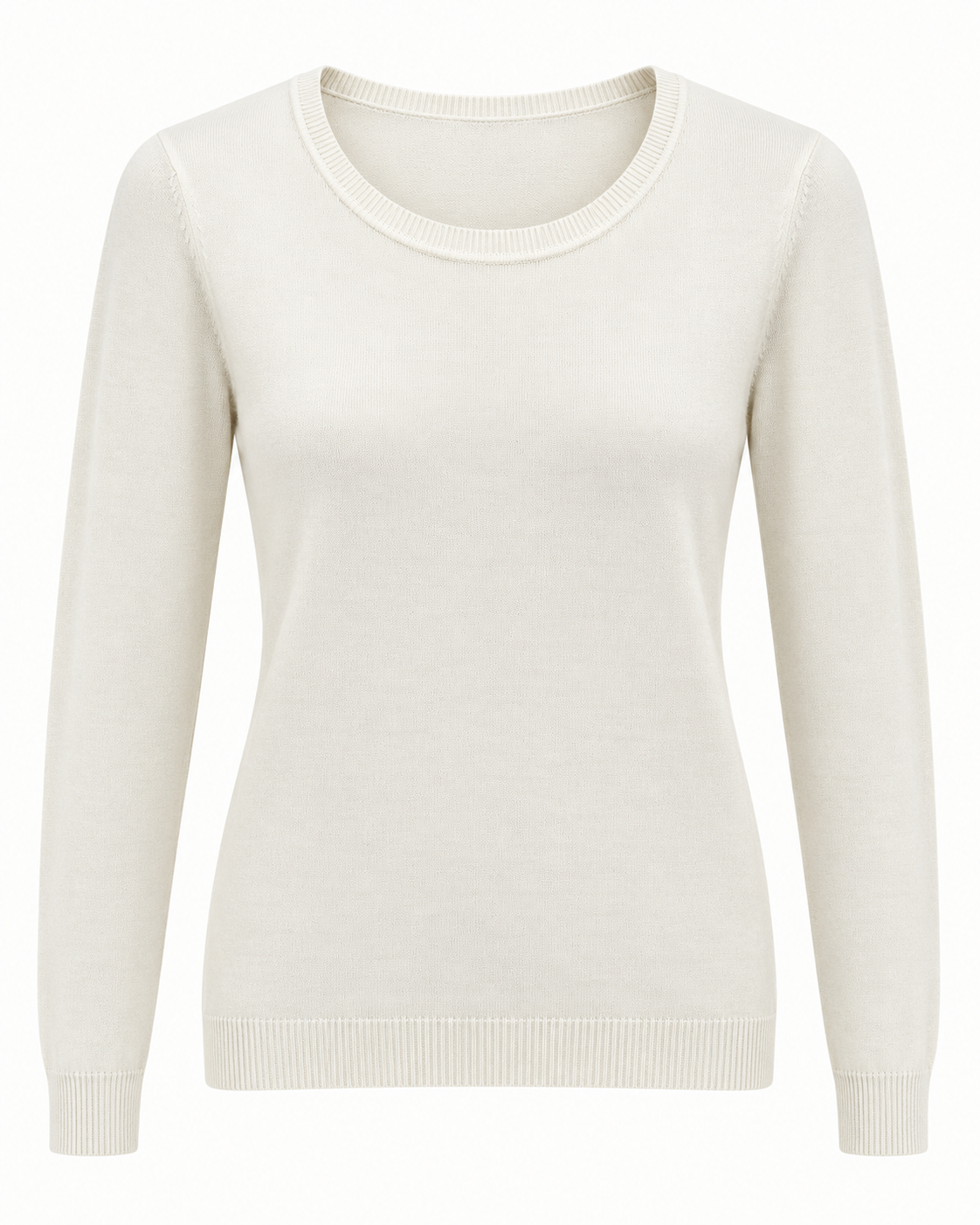 Maglia basic girocollo vestibilità morbida