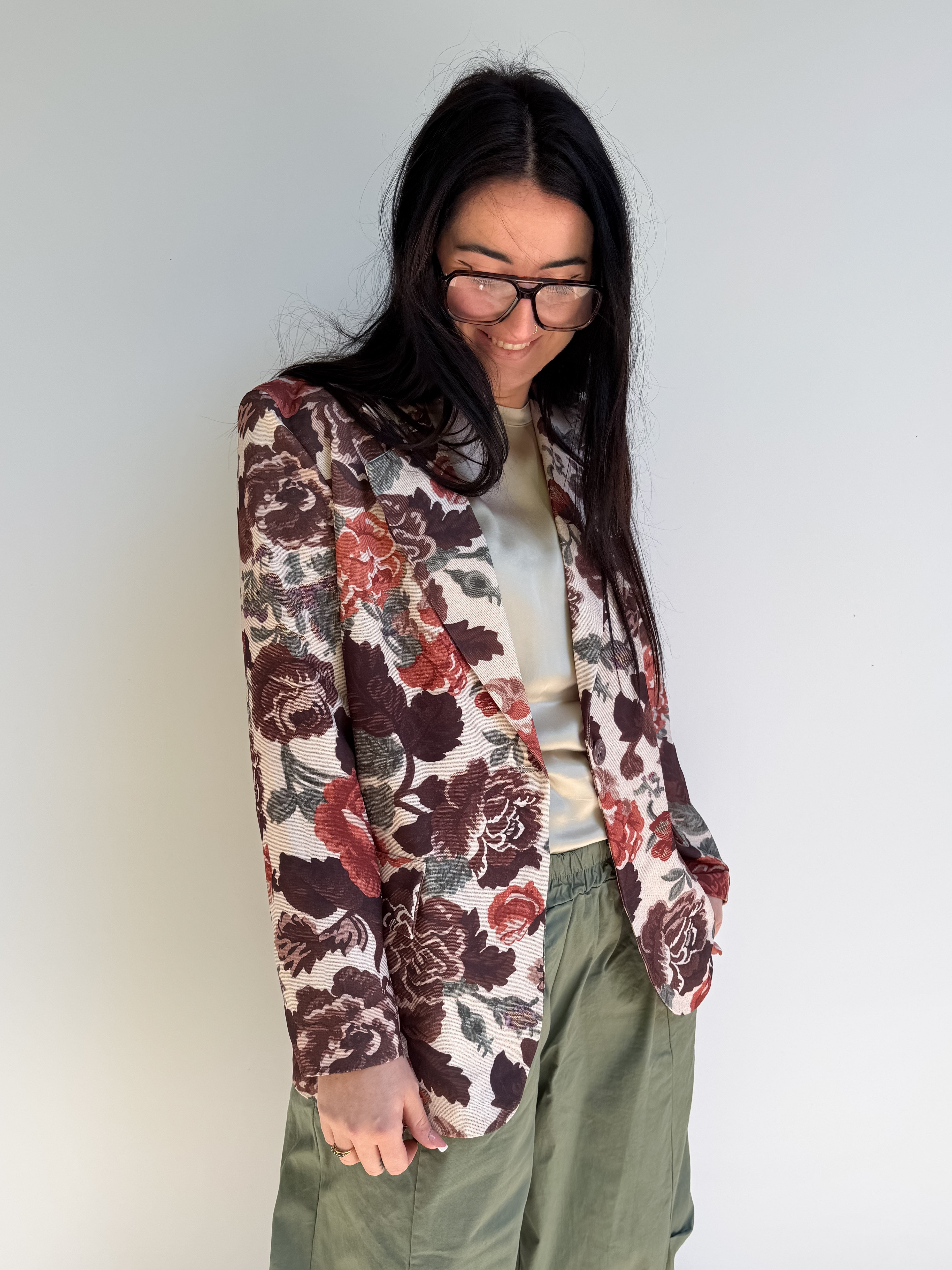 Blazer fantasia floreale