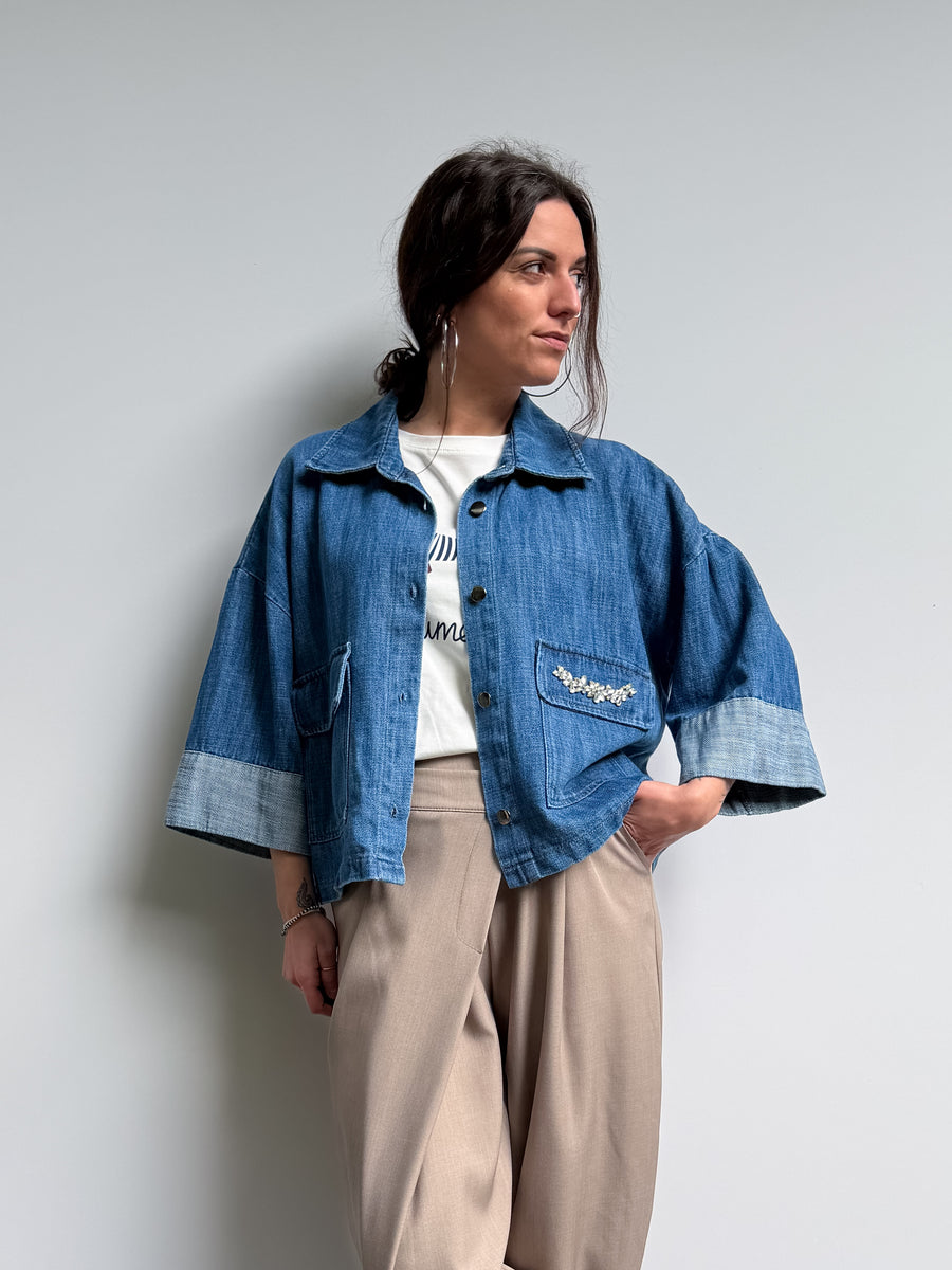 Camicia over in jeans