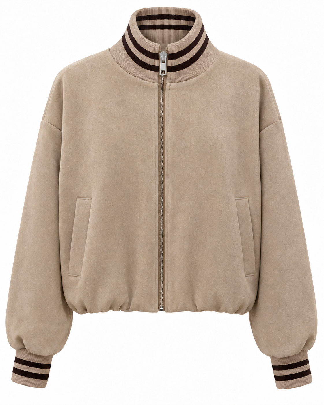 Bomber effetto suede