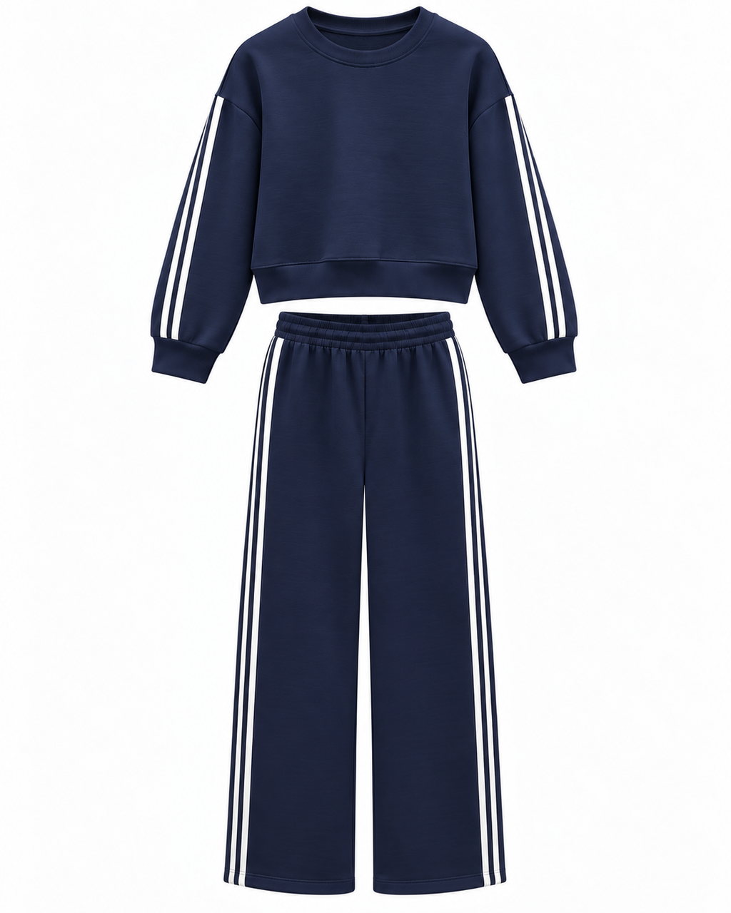 Completo donna sportivo con bande laterali