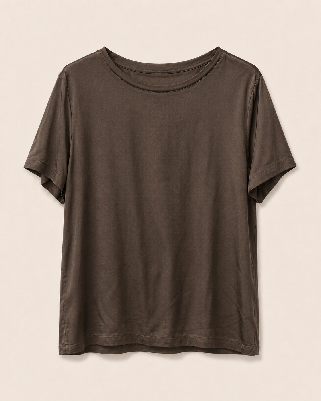 T-shirt in satin elasticizzata